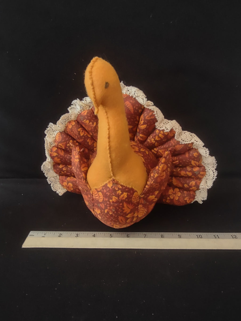 Thanksgiving Handmade Stuffed Turkey Centerpiece (Lot 3419)