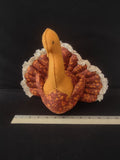 Thanksgiving Handmade Stuffed Turkey Centerpiece (Lot 3419)