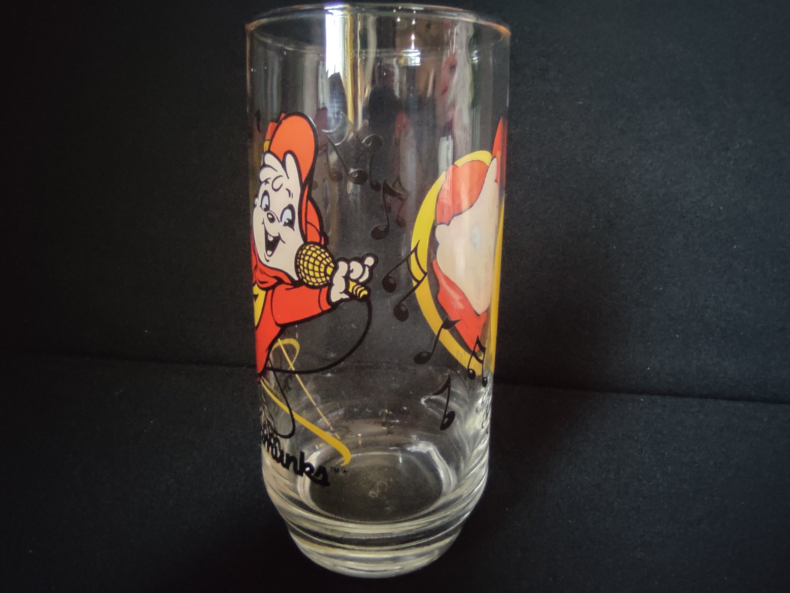 1985 Alvin and the Chipmunks "Alvin" Vintage Drinking Glass (lot1536)