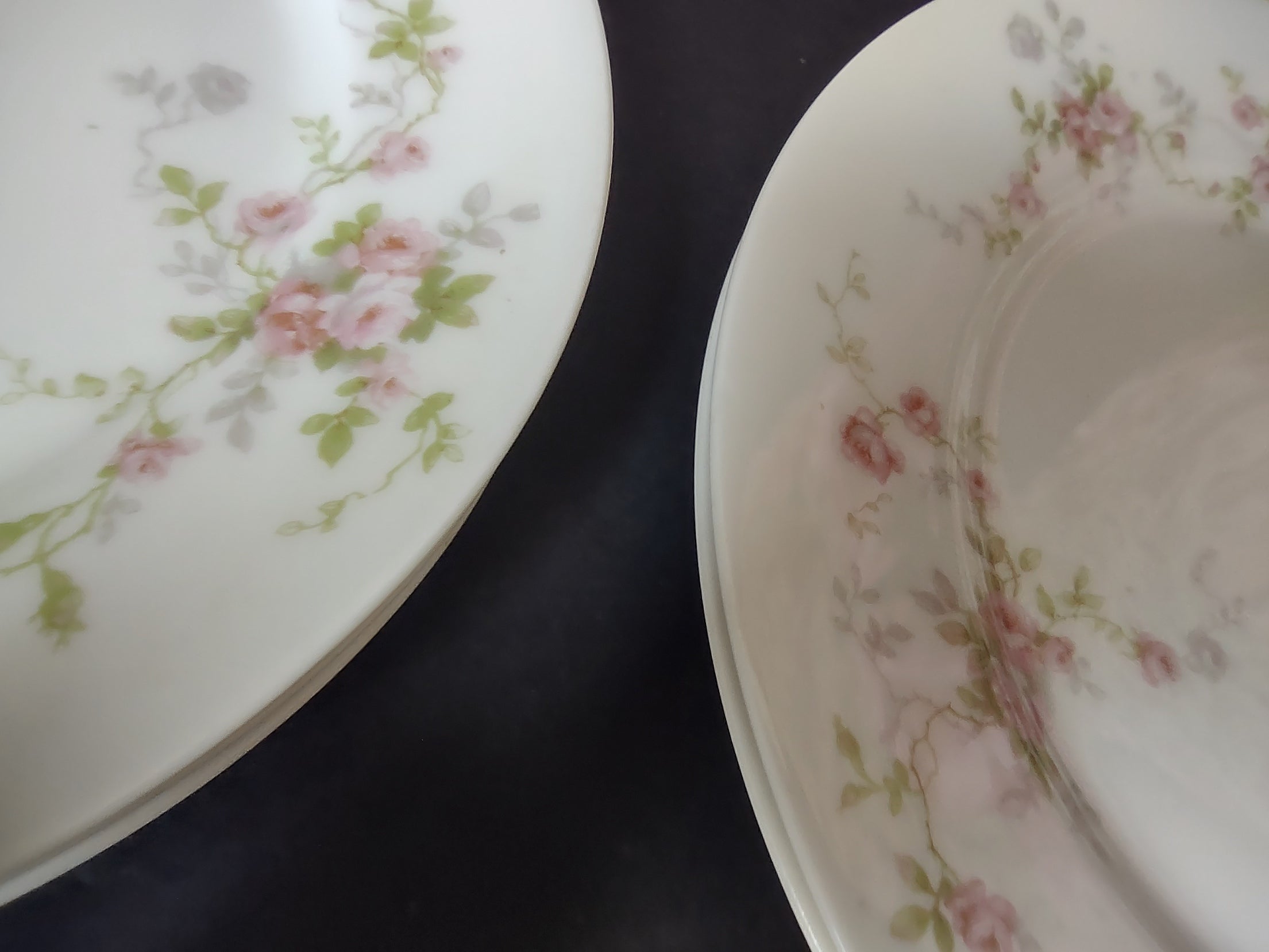 Vintage Haviland Limoges Set Serving Platter French Chic Floral Plate (lot 918)