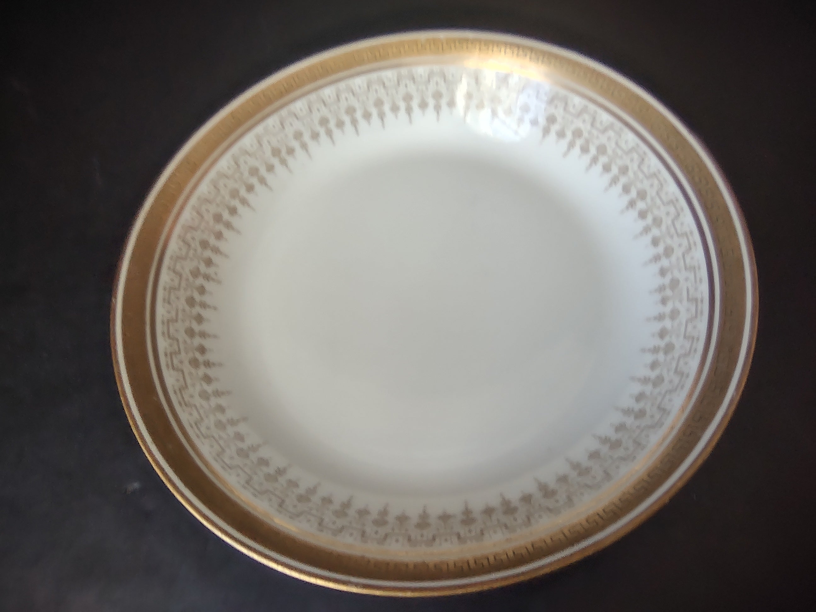 Delinieres Haviland Limoges Small Bowl Gold Black Decor (lot 1074)