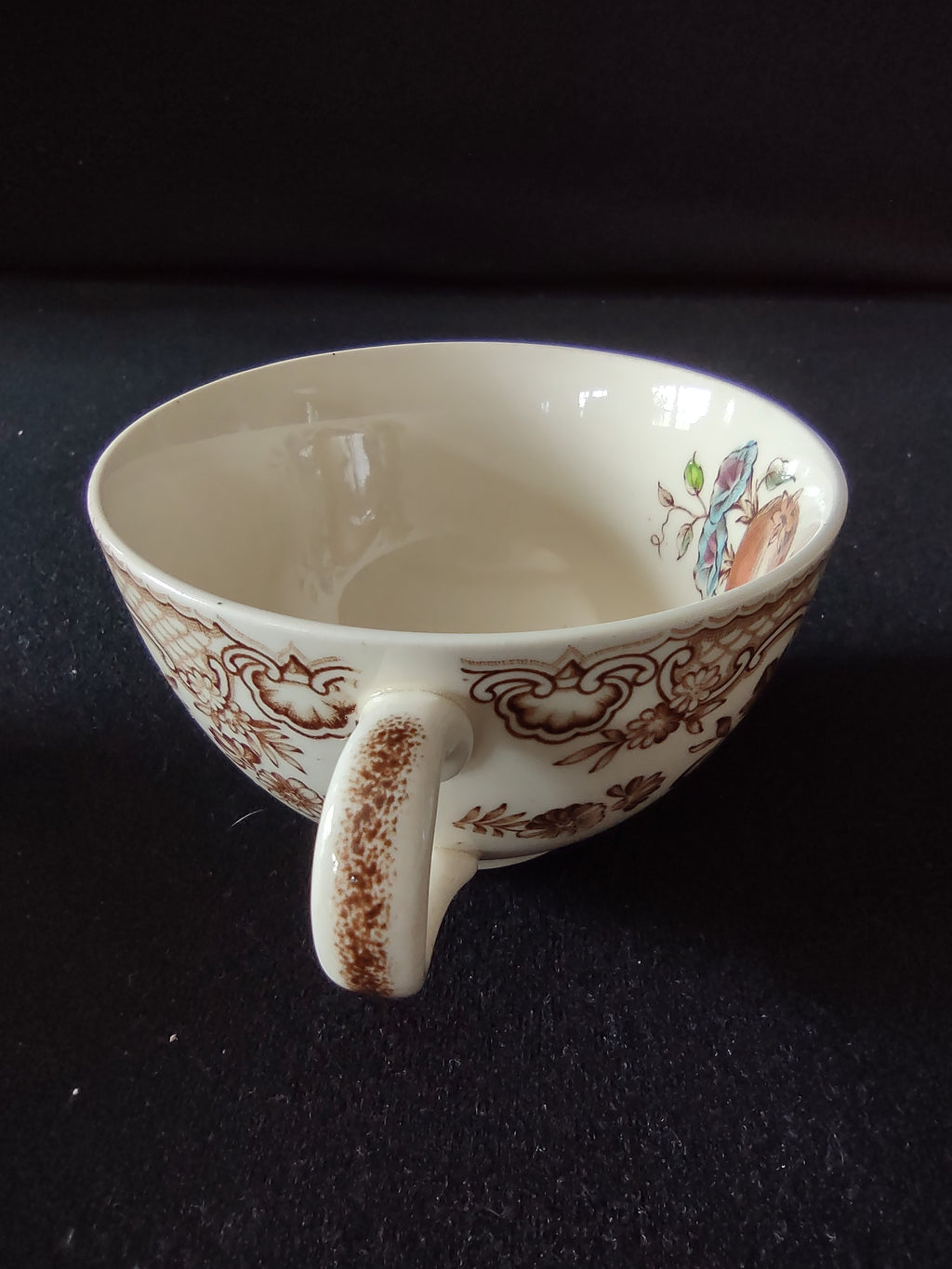 Vintage Johnson Brothers Teacup Windsor Ware Harvest Fruit Set Of 2 (Lot 5656)