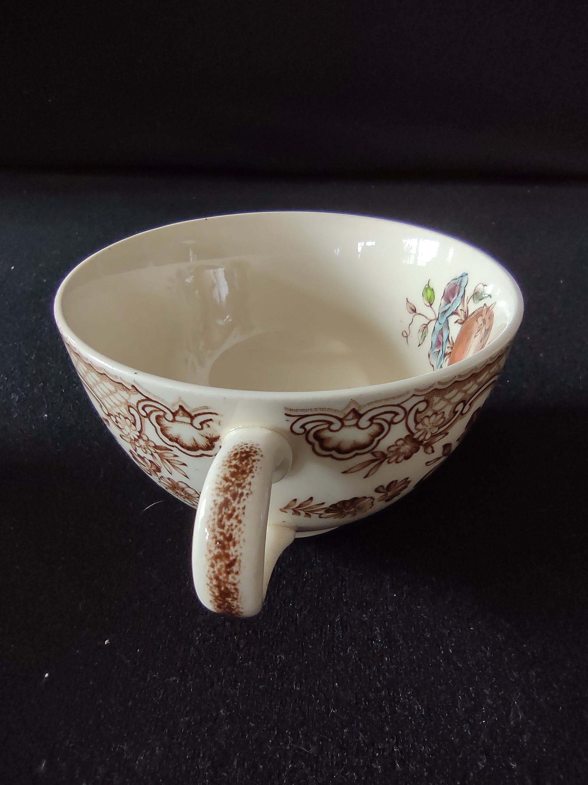 Vintage Johnson Brothers Teacup Windsor Ware Harvest Fruit Set Of 2 (Lot 5656)