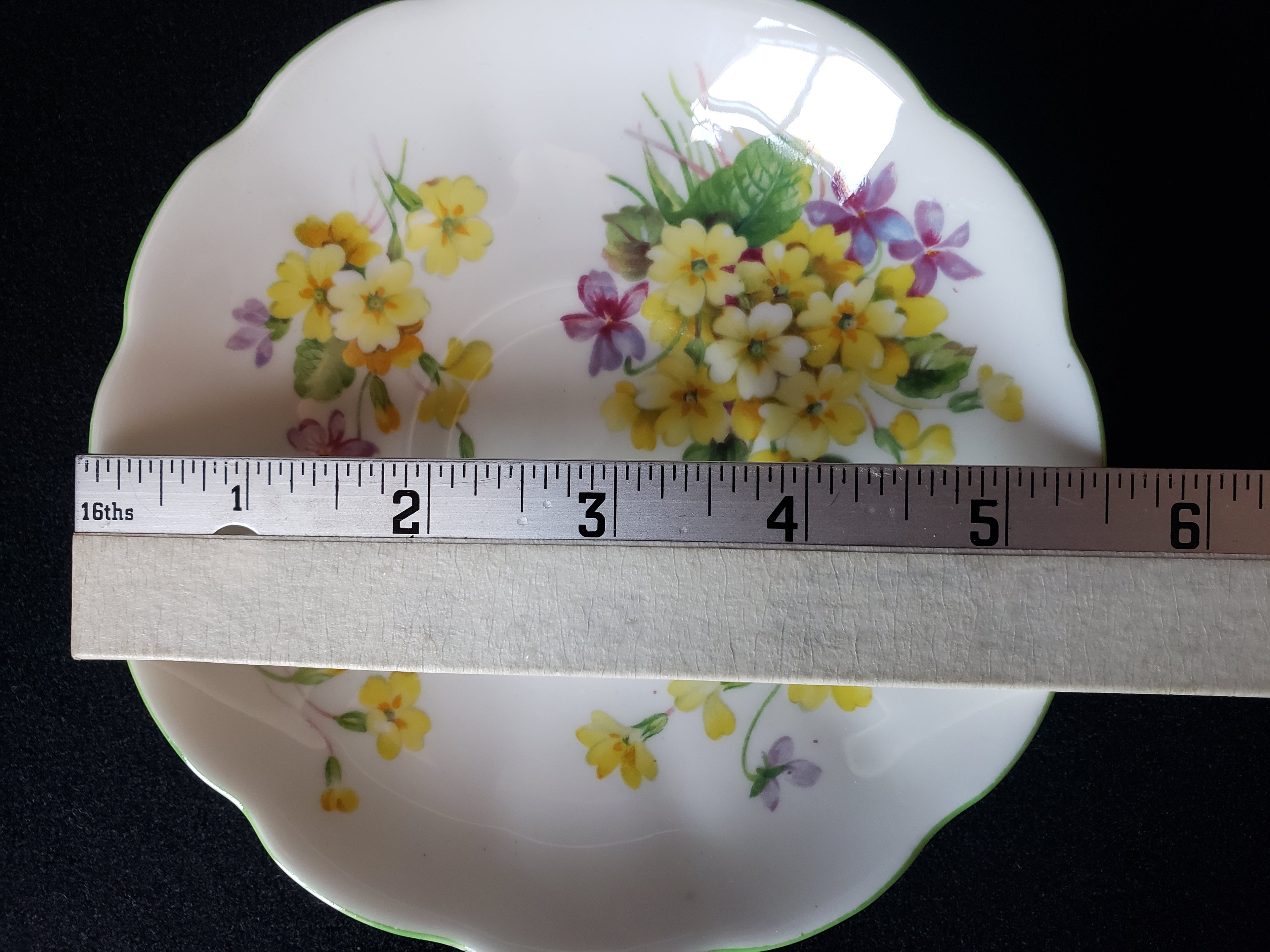 Vintage Royal Albert Bone China Primulette Saucer ONLY (lot 2028)