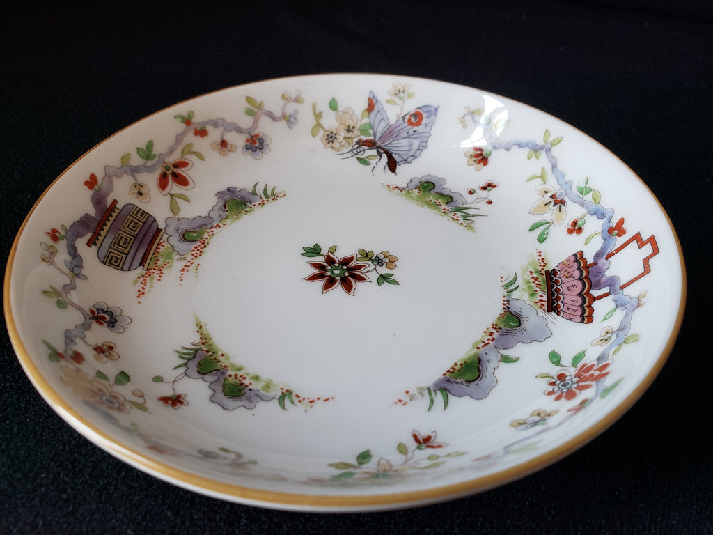 Vintage Royal Worcester Black Higgins Seiter Butterfly Bowl 5-1/2" (lot 2118)
