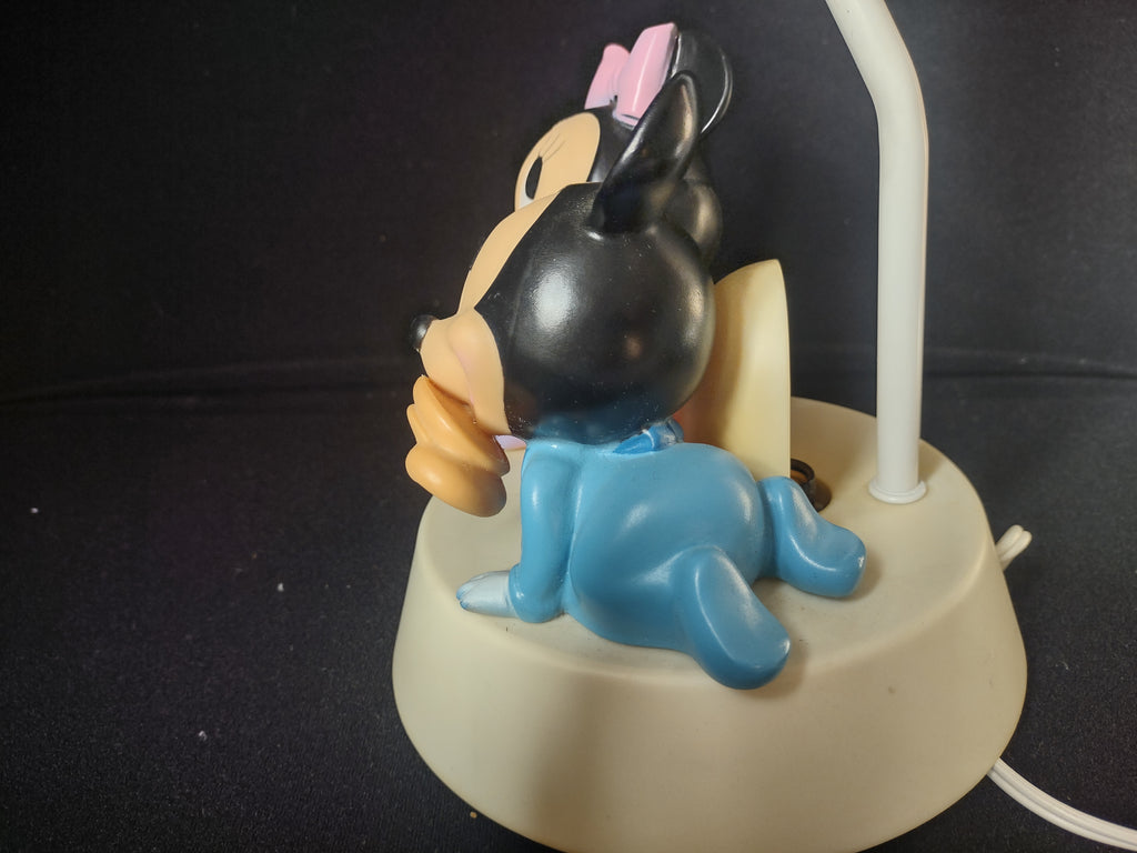 Disney Minnie Mouse Nursery Lamp with Night Light (lot 2493c)