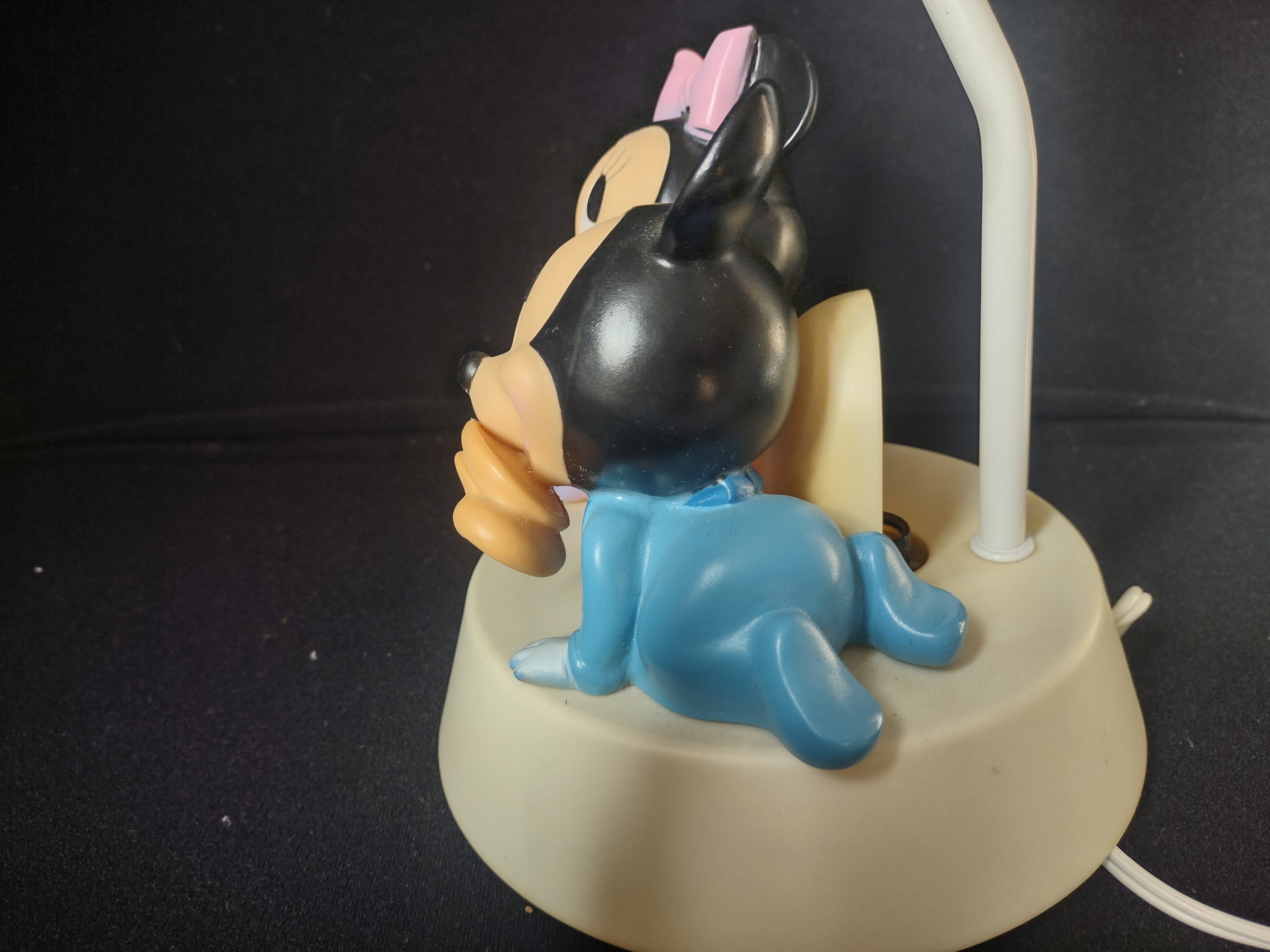 Disney Minnie Mouse Nursery Lamp with Night Light (lot 2493c)
