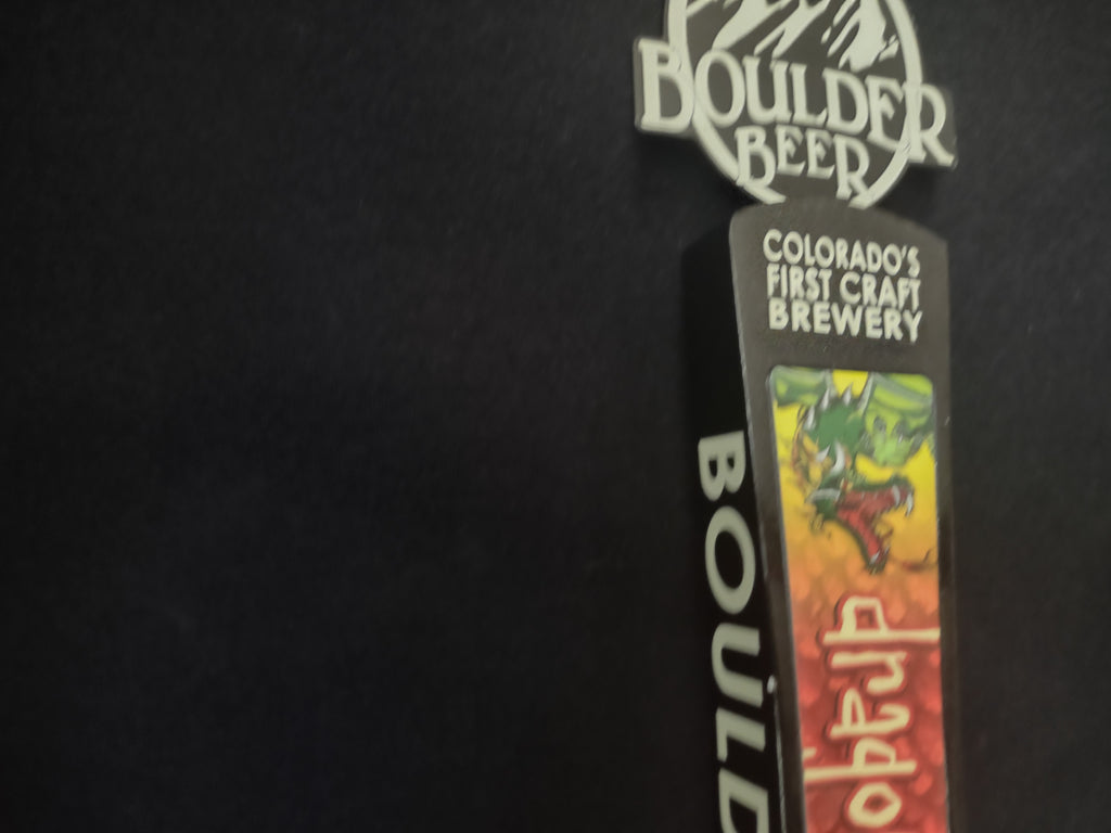 Boulder Colorado Dragonhosen Imperial Octoberfest Beer Tap Handle (lot 1728)