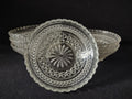 Wexford Anchor Hocking Small Glass Serving Bowl x 6 Diamond (lot 5150)