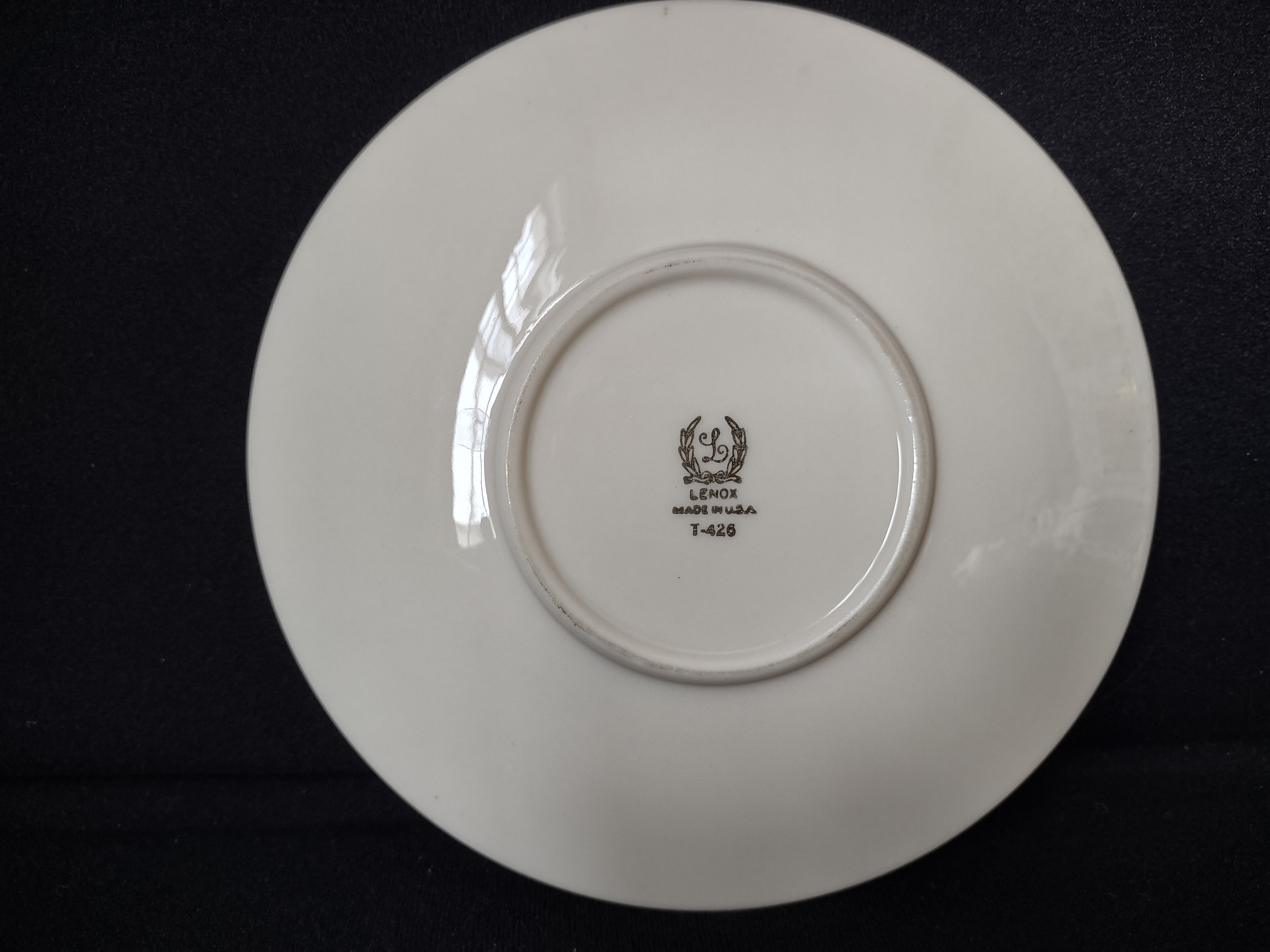 Vintage Lenox T-426 Saucer ONLY (lot 1900)