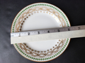 JP Limoges France Gold Trim Green Laurel 6-1/4" Bread/Butter Plate (588)
