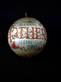 Vintage American Greetings Christmas 1982 Satin Mother Ornament (Lot 4161)