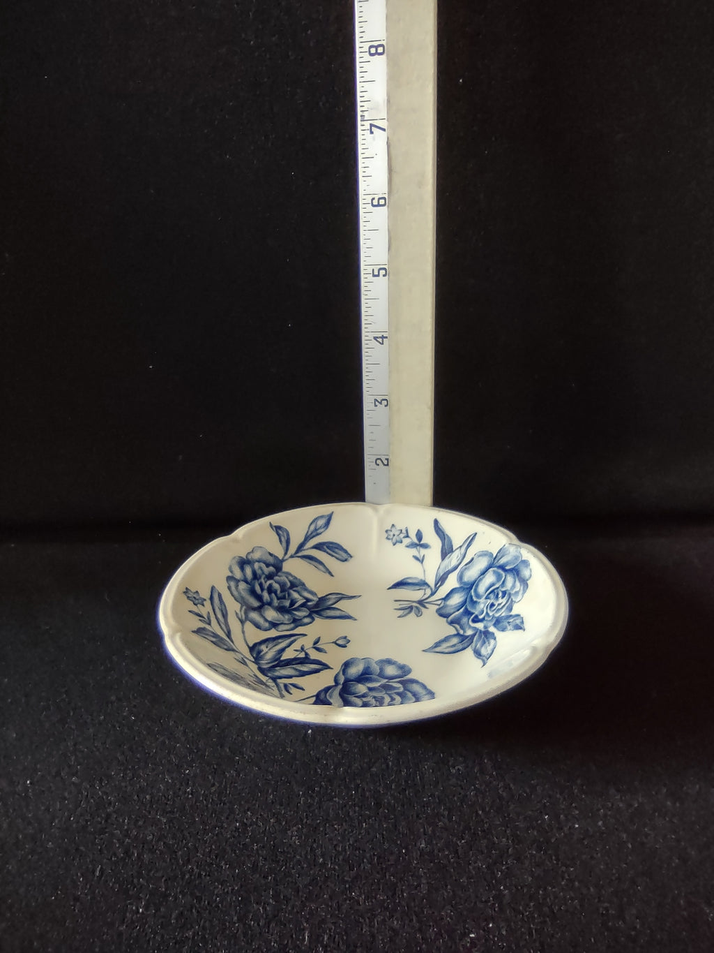 Vintage Johnson Brothers Dessert Bowl Windsor Ware Warwick Blue (Lot 5657)