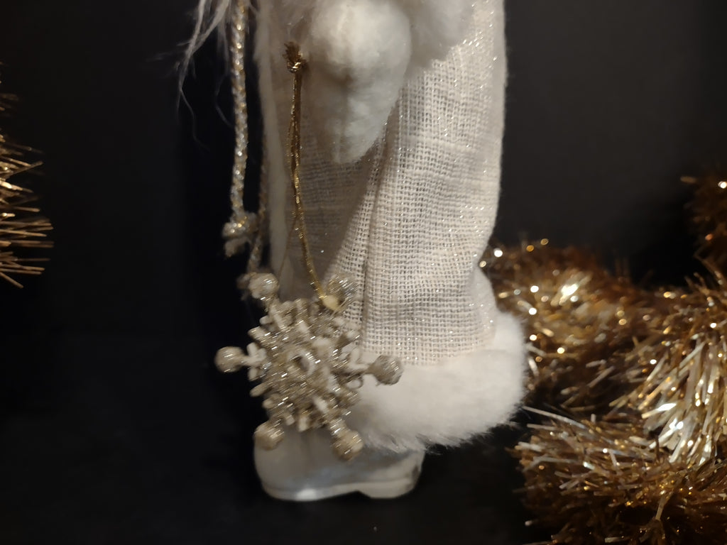 Christmas Holiday Set Graland 88" Santa 12" Tree 12" Gold Silver Color (lot 1265