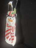 Fitz and Floyd Holiday Christmas Snack Therapy Snowman Server (lot 1532)