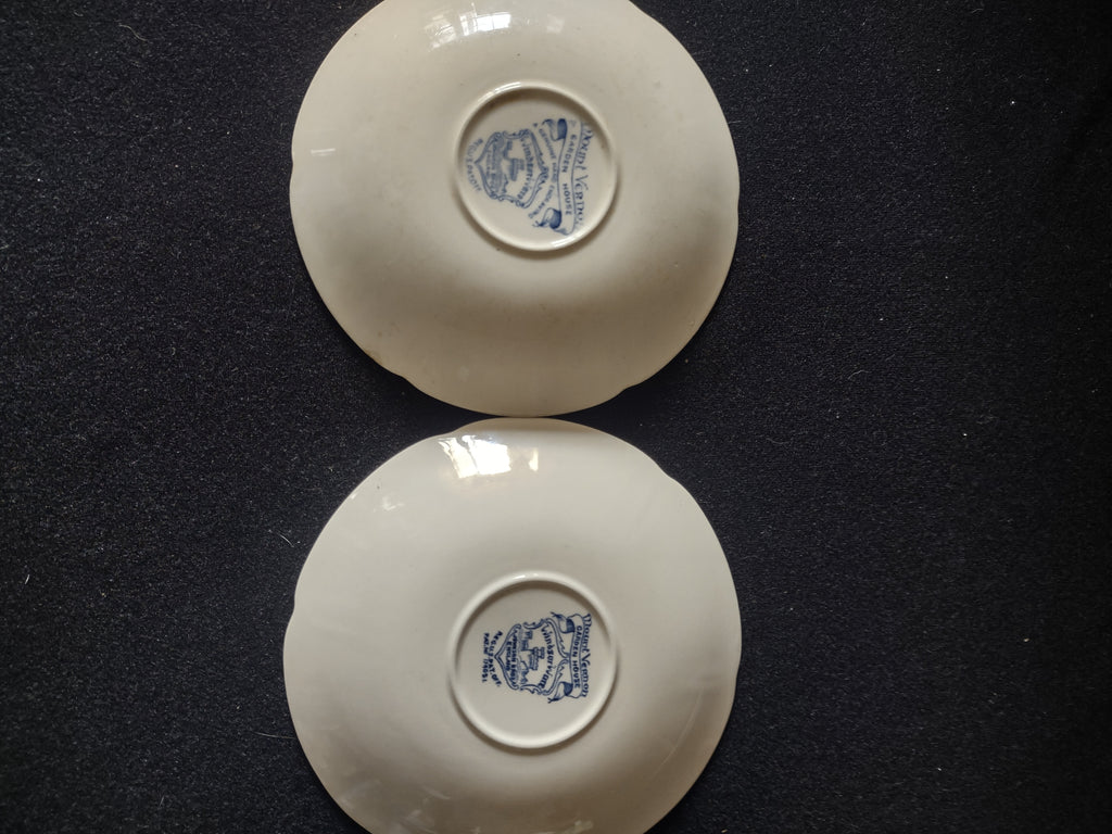 Vintage Johnson Brothers Saucer Mount Vernon Blue Windsor Ware (Lot 5578)