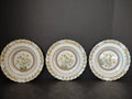 Vintage Spode Buttercup Dessert Plate x 3 English Countryside Ironstone lot 5741