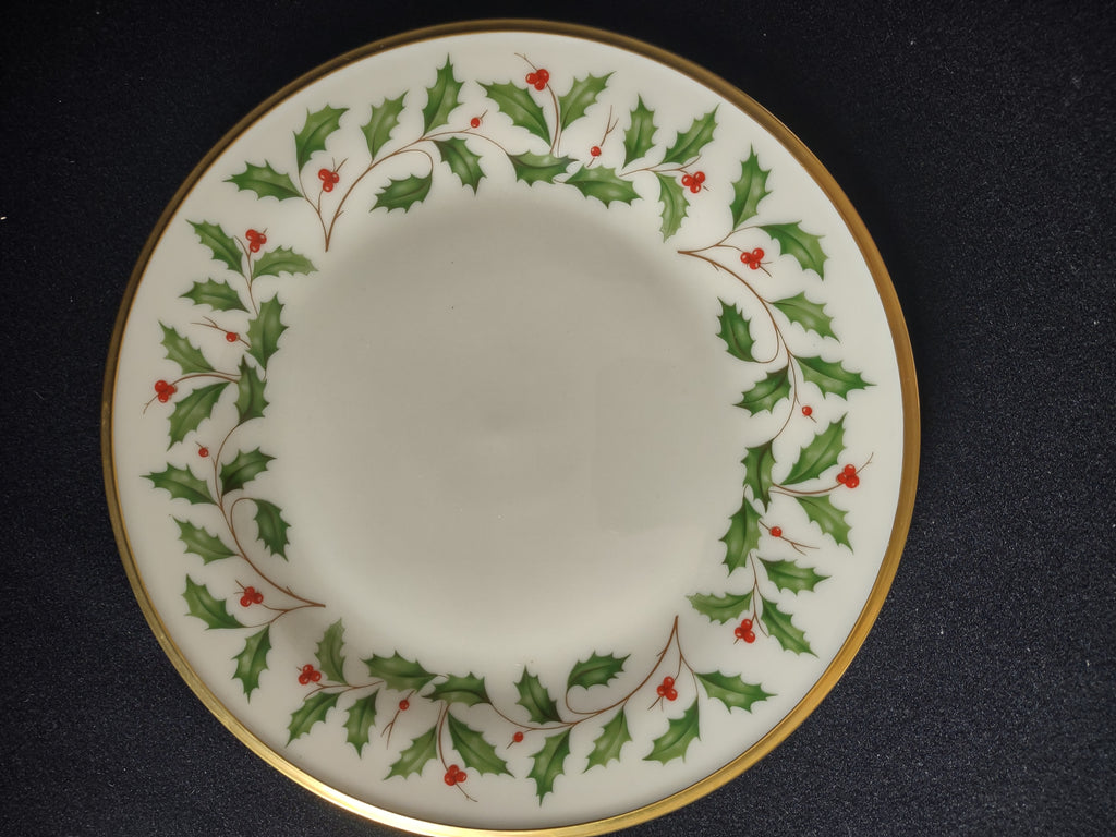 Vintage Lenox Holiday Dimension Collection Salad Plate 8-1/8" (lot 1871)