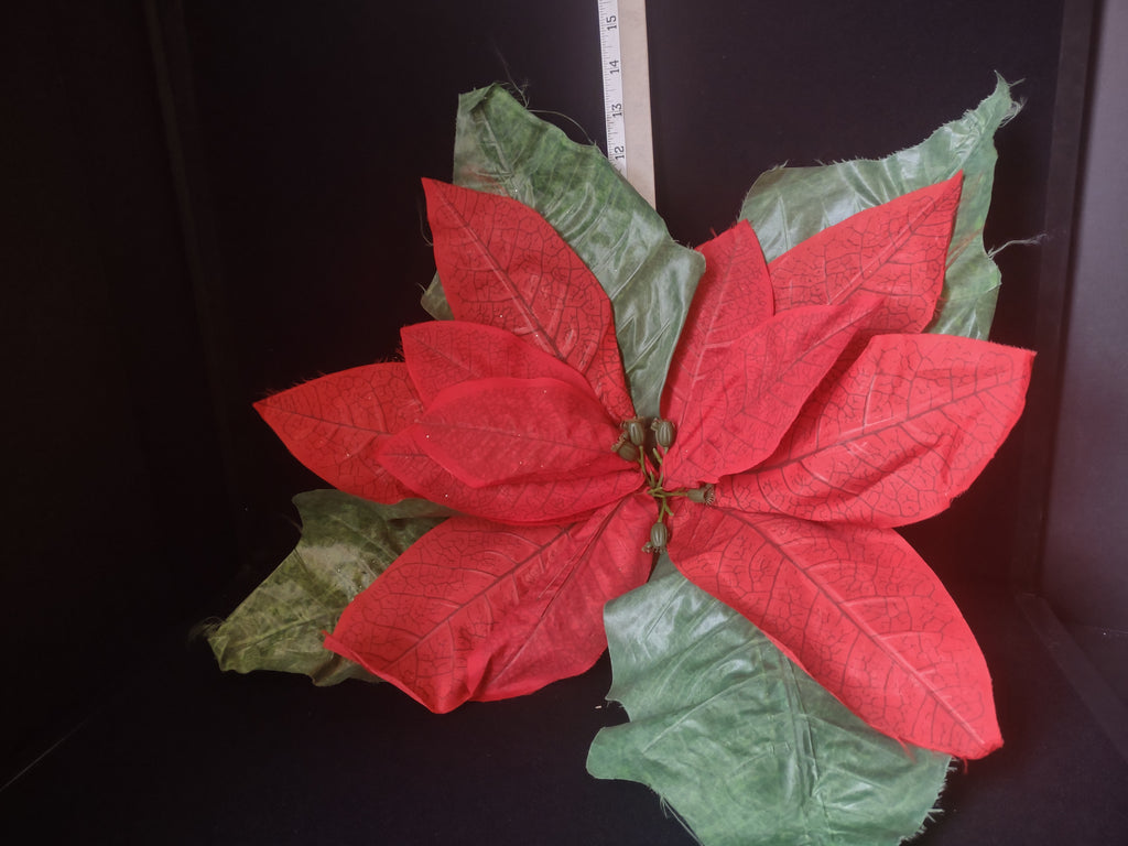Christmas Lot Poinsettia Garland Candle Wreath x 2 Bouquet (lot 1721)
