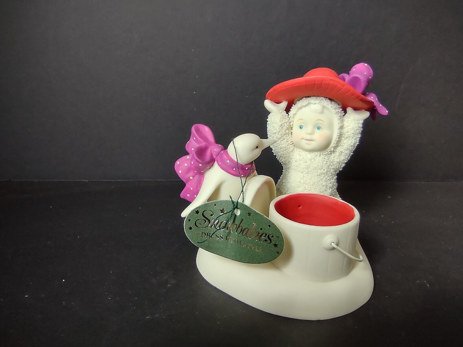 Snowbabies "Dress with Style" Red Hat Society Dep 56 (lot 2667)