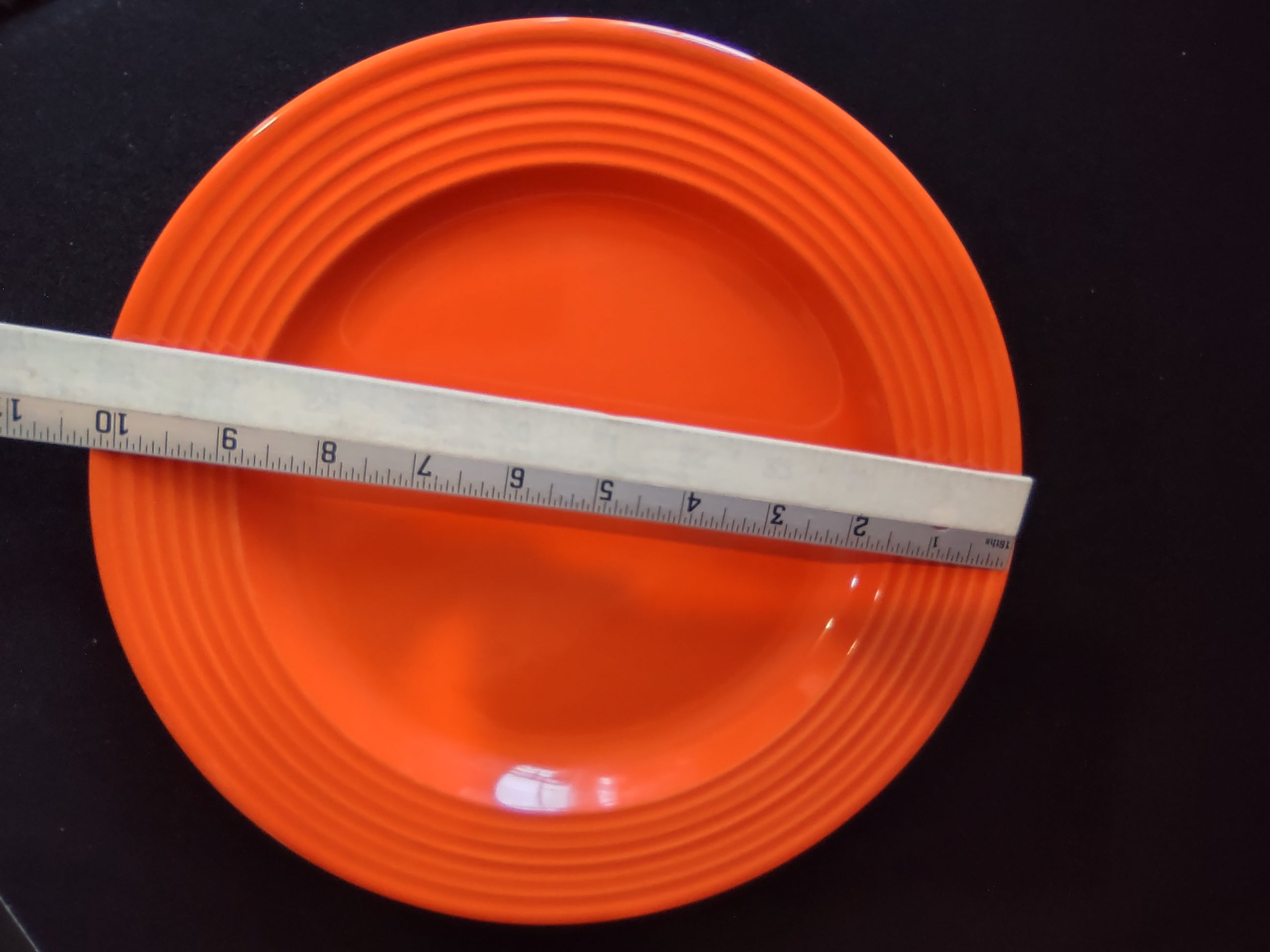 Set of 2 Orange Dinner Plates Royal Norfolk Fall Thanksgiving (lot 2292)