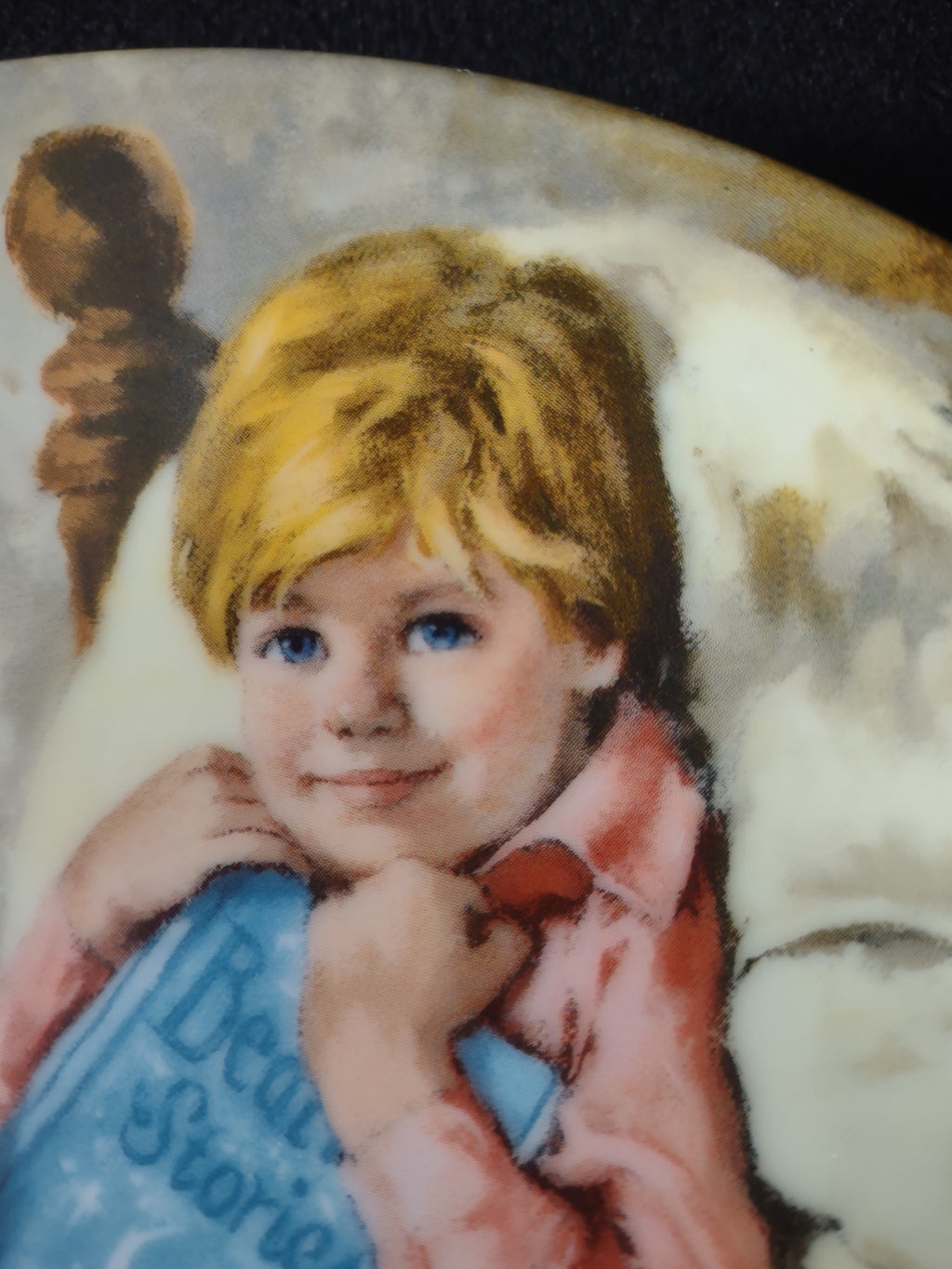 Vintage Mother Goose Collector Plate 6th Issue Diddle Diddle Dumpling (Lot 5117)