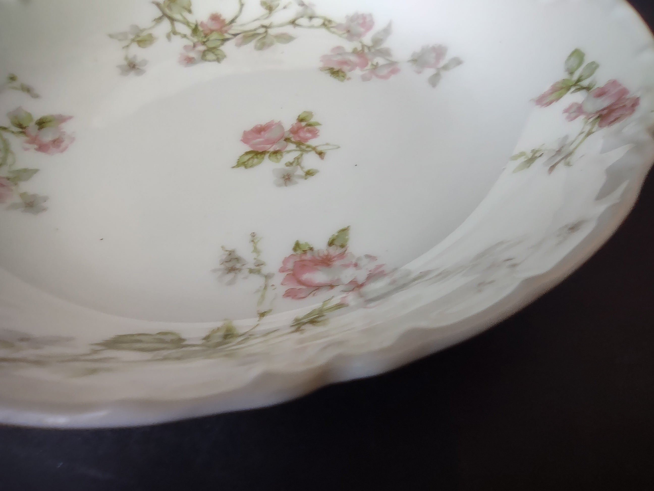 Haviland Limoges French Cottage Cranberry Sauce Small Bowl Pink 5" (lot 1119)