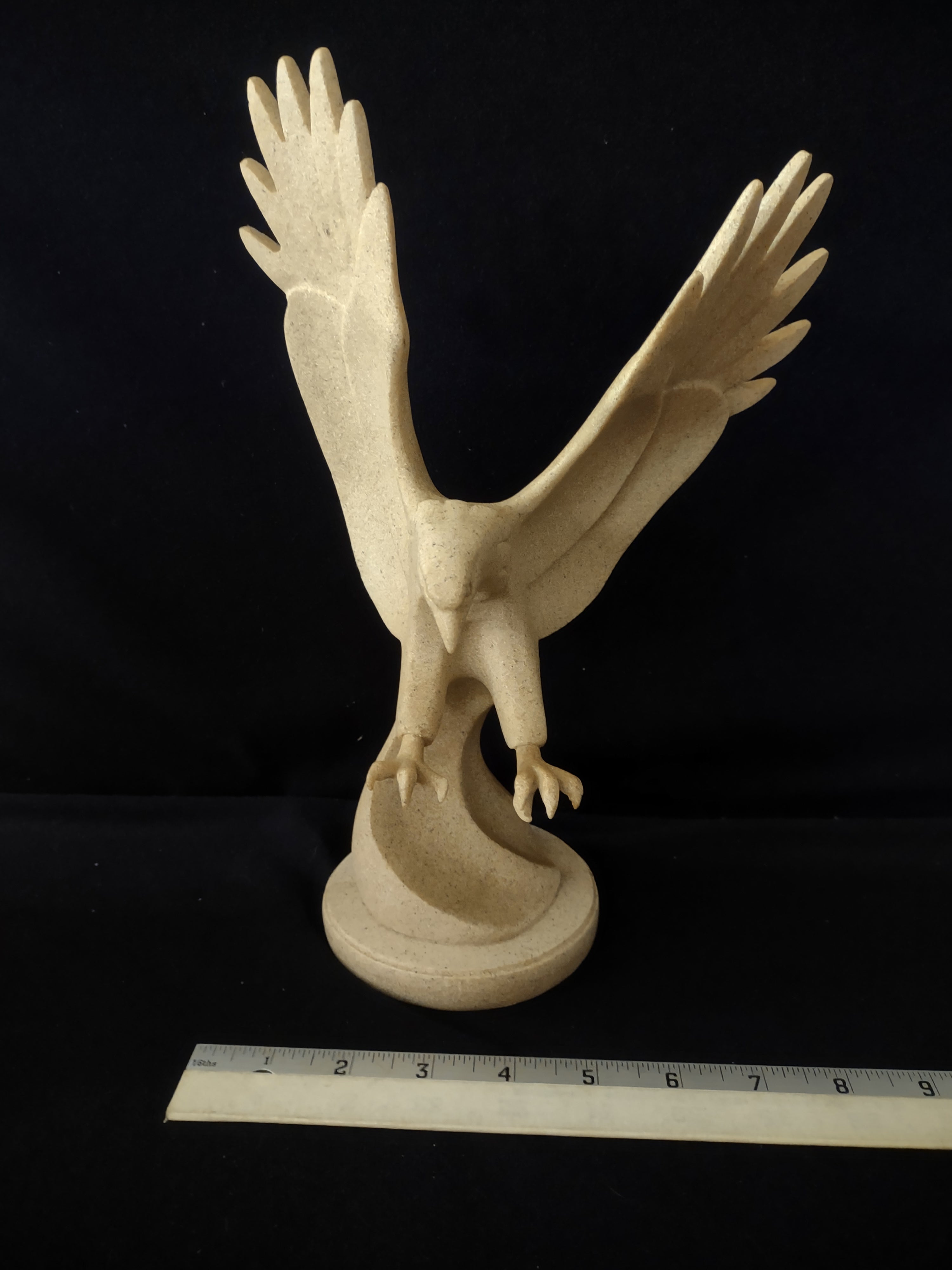 Herco Alabaster Winged Eagle 11" Statue (Lot 3261)