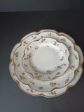 Haviland Limoges Set Dinner Salad Bread/Butter Gold Trim Roses Plate (lot 373