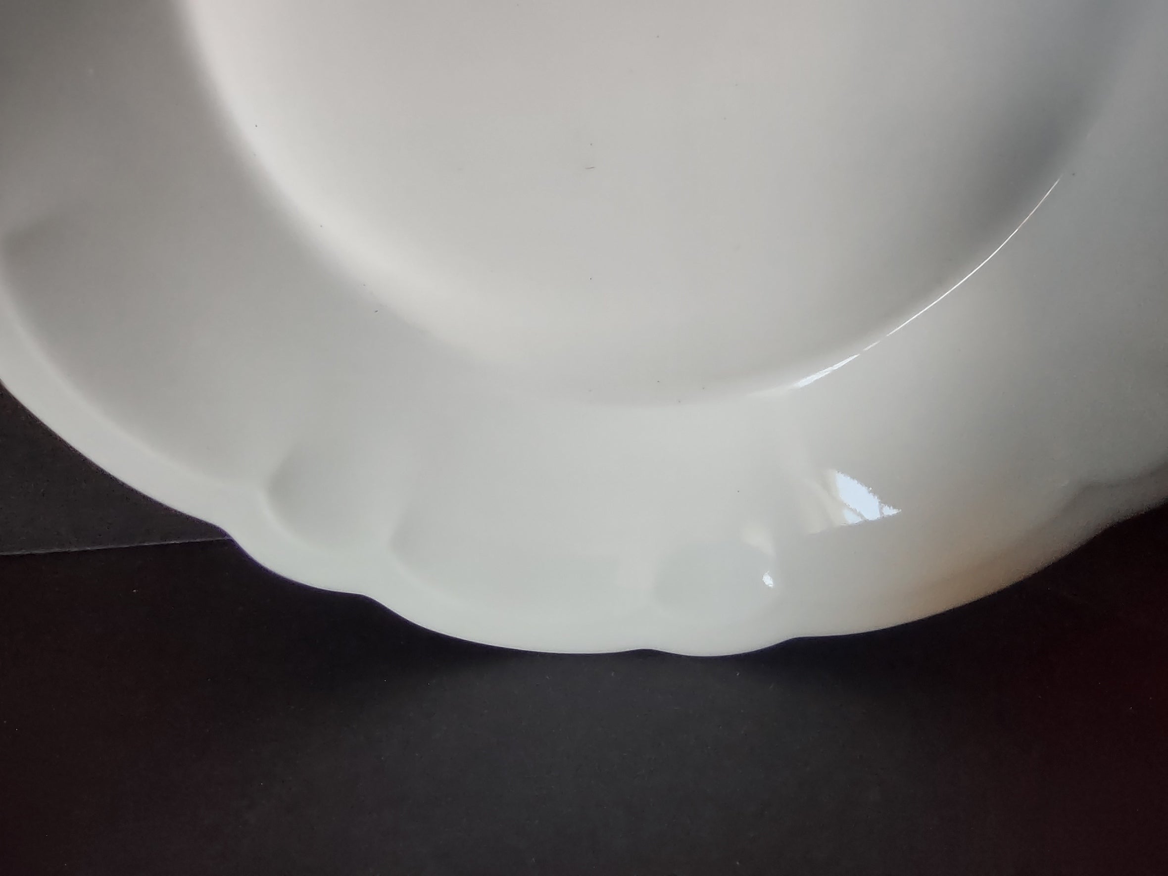 CFH GDM France Limoges Porcelain Bowl 6-1/4" Plain White (lot 1044)