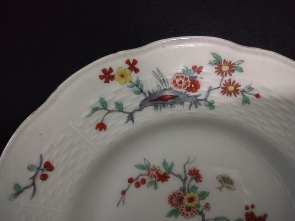 Haviland Limoges France Gold Trim Pheasant 7-1/2" Dessert Plate (lot 698)