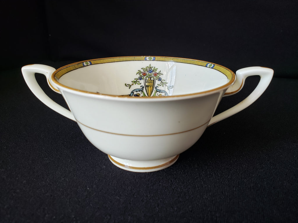 Vintage Royal Worcester Bouillon Cup Two-Handles IMPERFECT Doncaster (lot 2077)