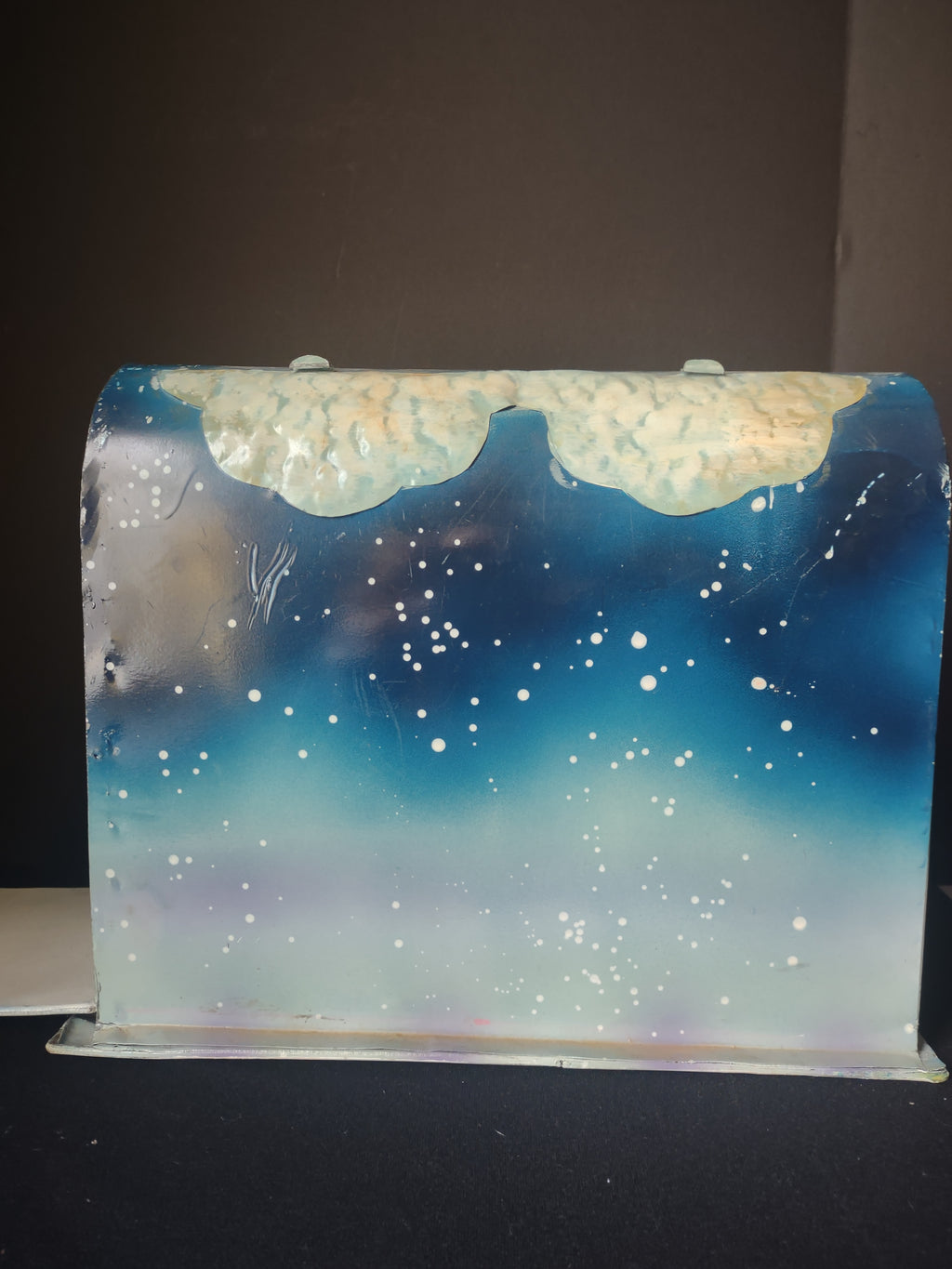 Christmas Winter Metal Mail Box (lot 1591)