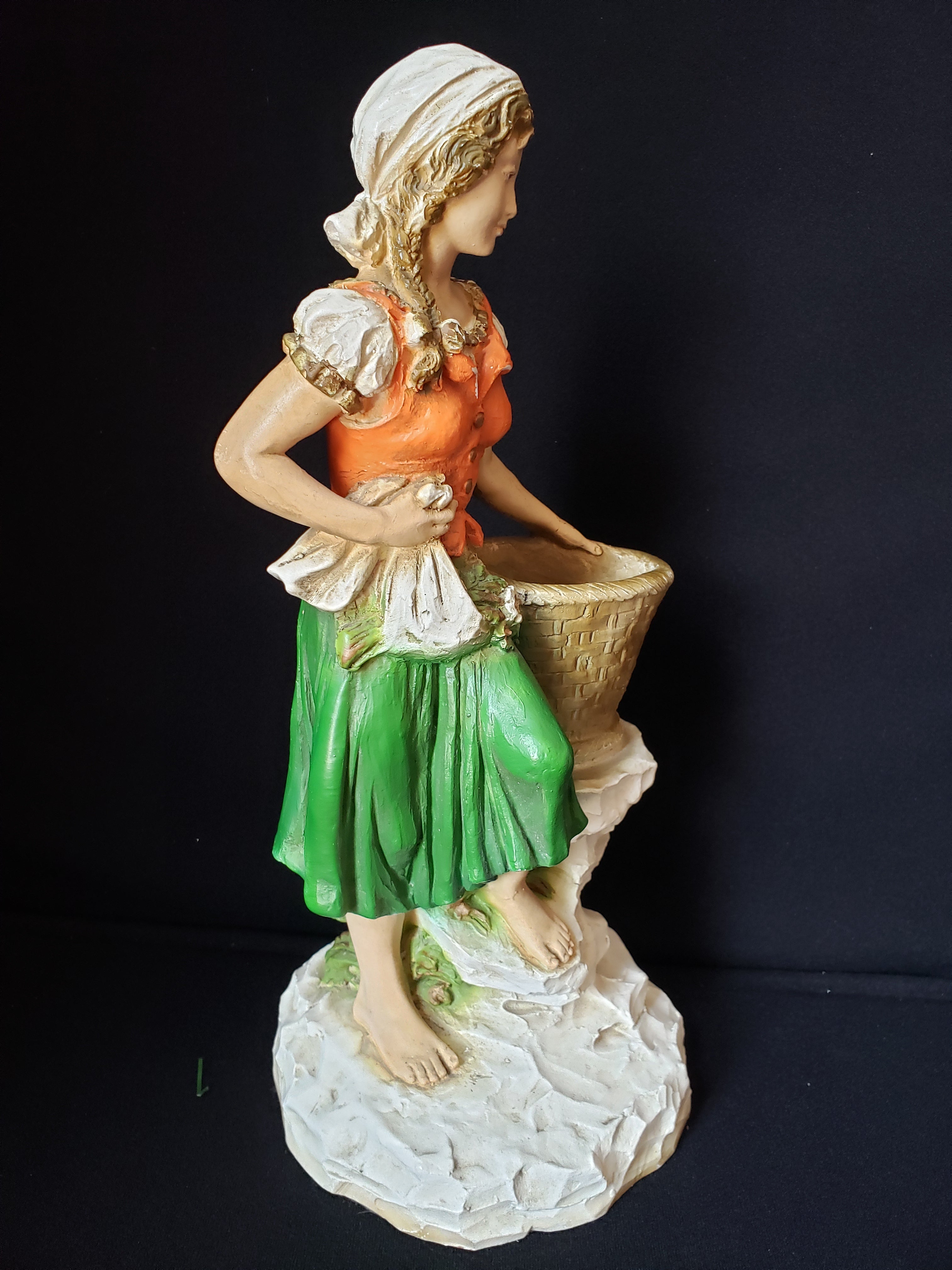 Universal Statuary Village Girl 14" (lot 2139)