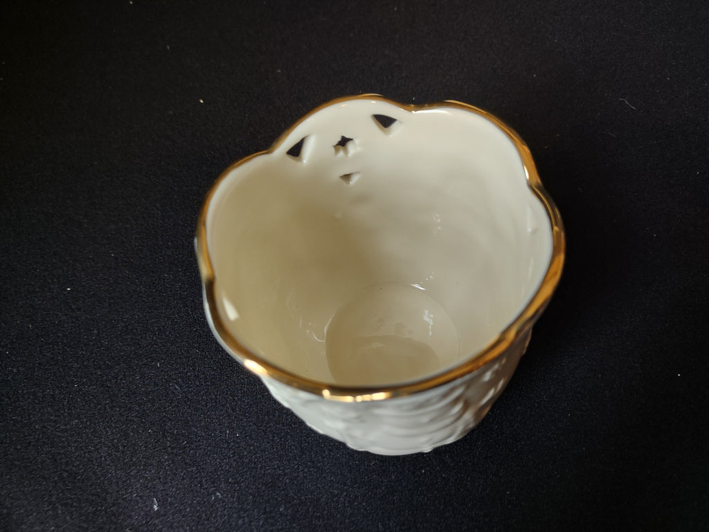 Lenox Merry Lights Snowman Votive Tea Candle Holder (lot 1631)