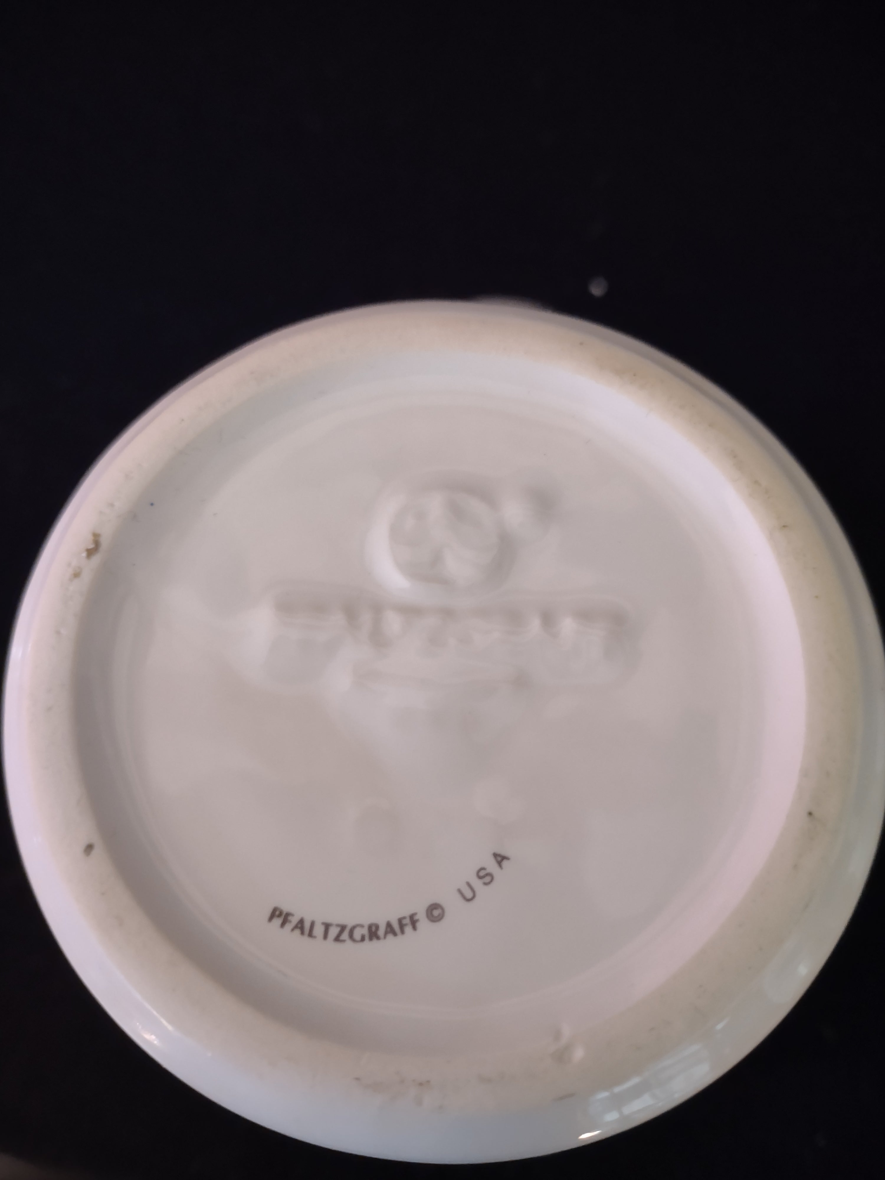 Vintage Pfaltzgraff 10 Oz Creamer Discontinued April Pattern Flowers (Lot 5019)