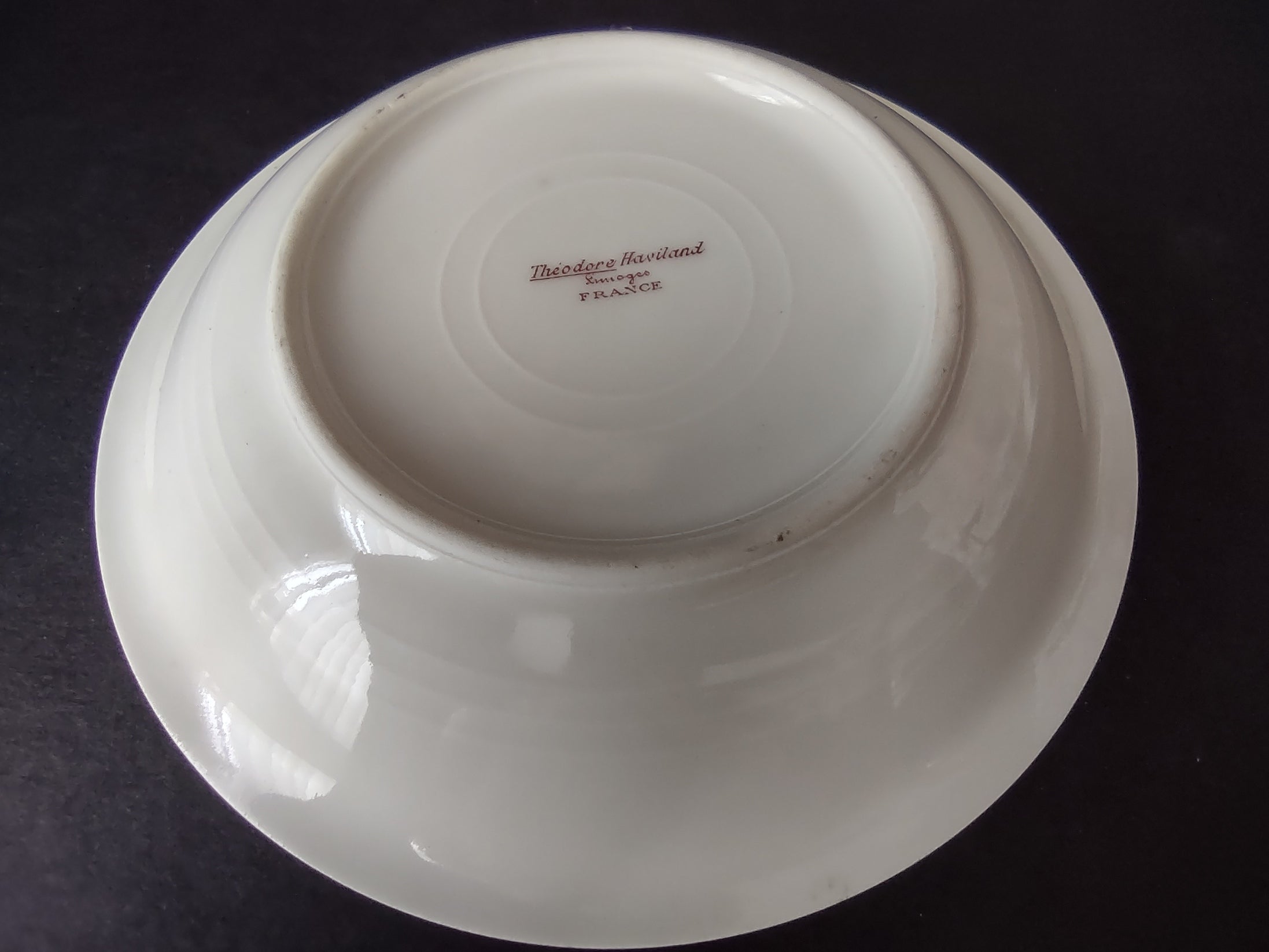 Haviland Limoges 7 x Small Bowl 5-1/2" Pink White Cabbage Rose Moss (lot 907)