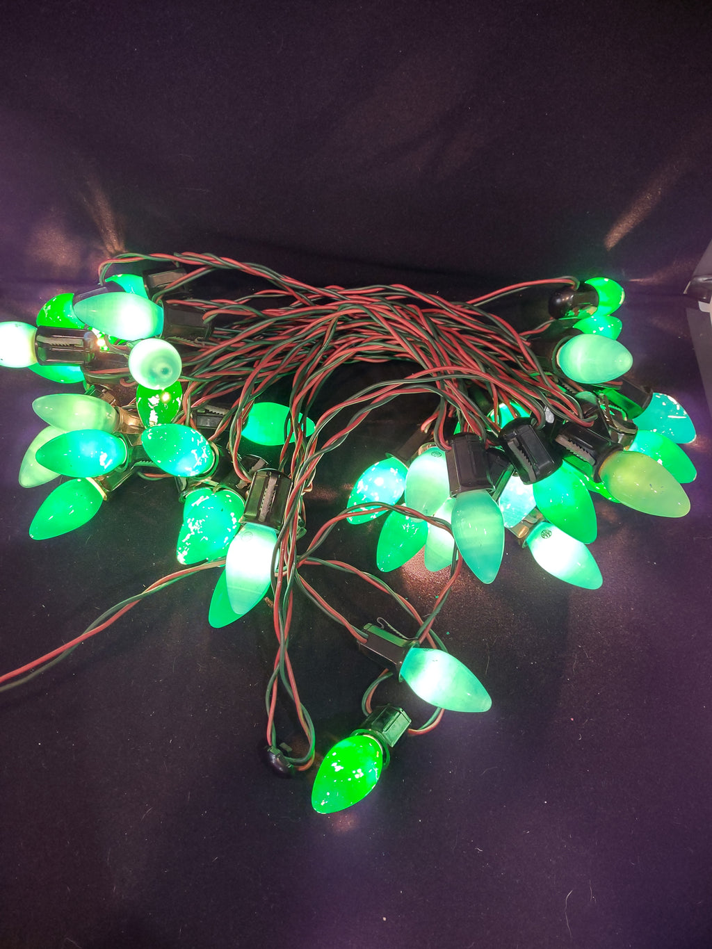 Christmas String Lights Vintage 39 Socket C9 Bulb NEED One light fixed lot 3290