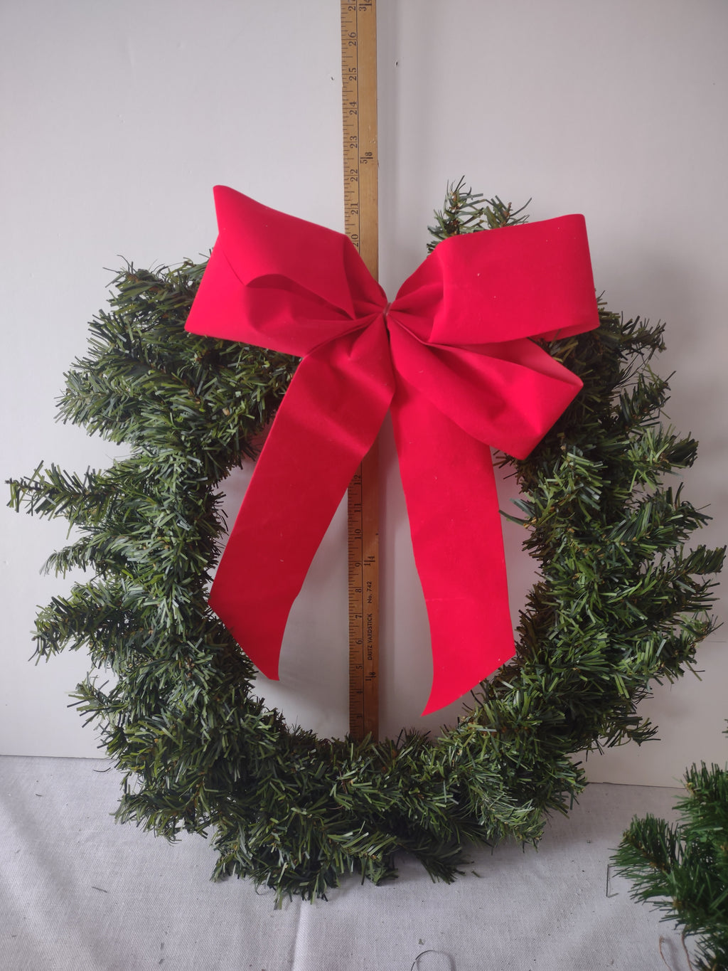 Christmas Artificial Tree Wreath Door Handle Ornament (lot 1222)