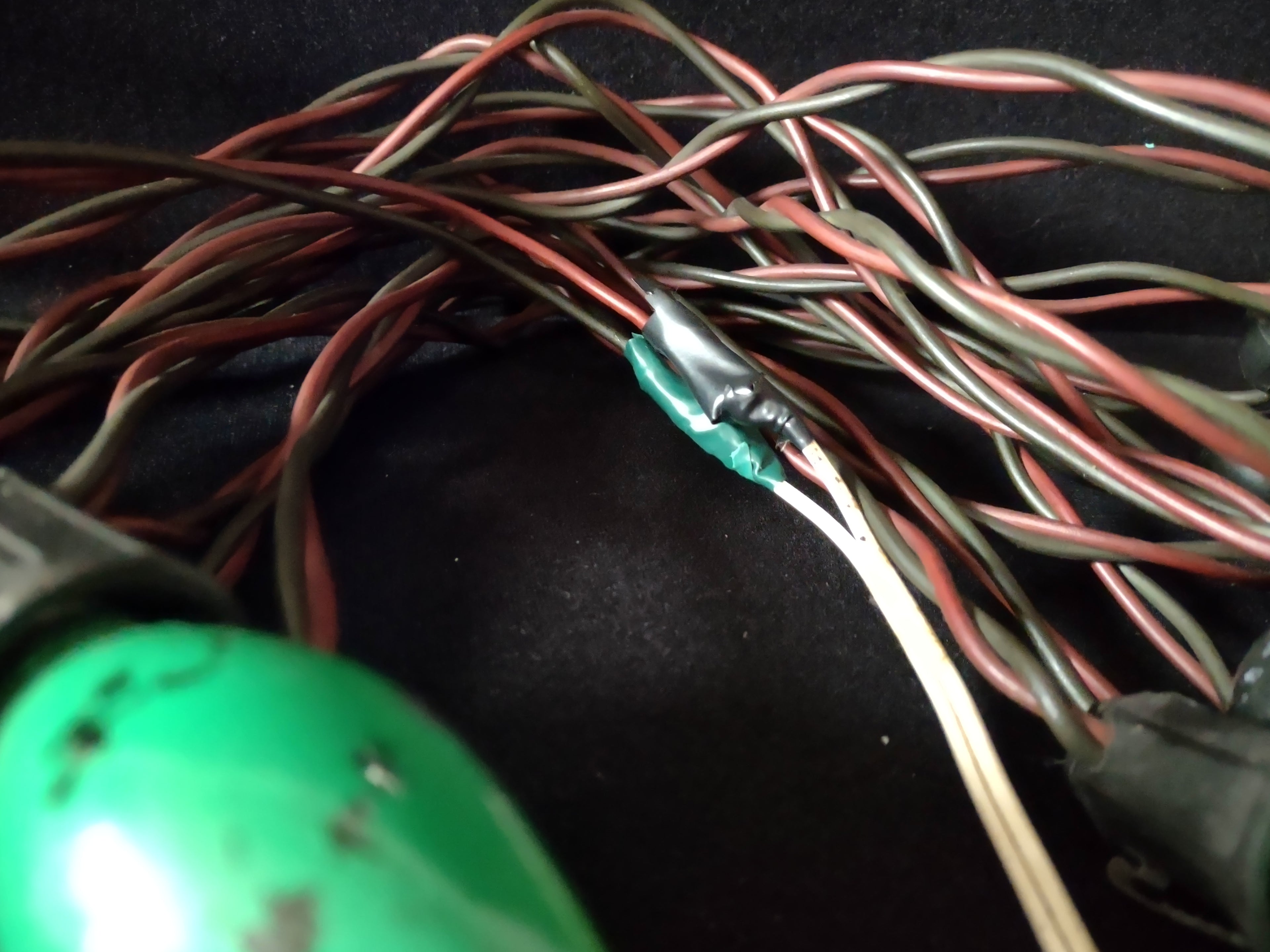 Christmas String Lights Vintage 15 Socket C9 Bulbs Works Paramount REPAIRED (lot 3298)