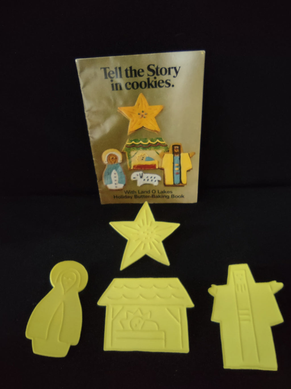 Vintage Land O Lakes Nativity Story Cookie Designs Set Of 10 NO Sheep (Lot 4023)