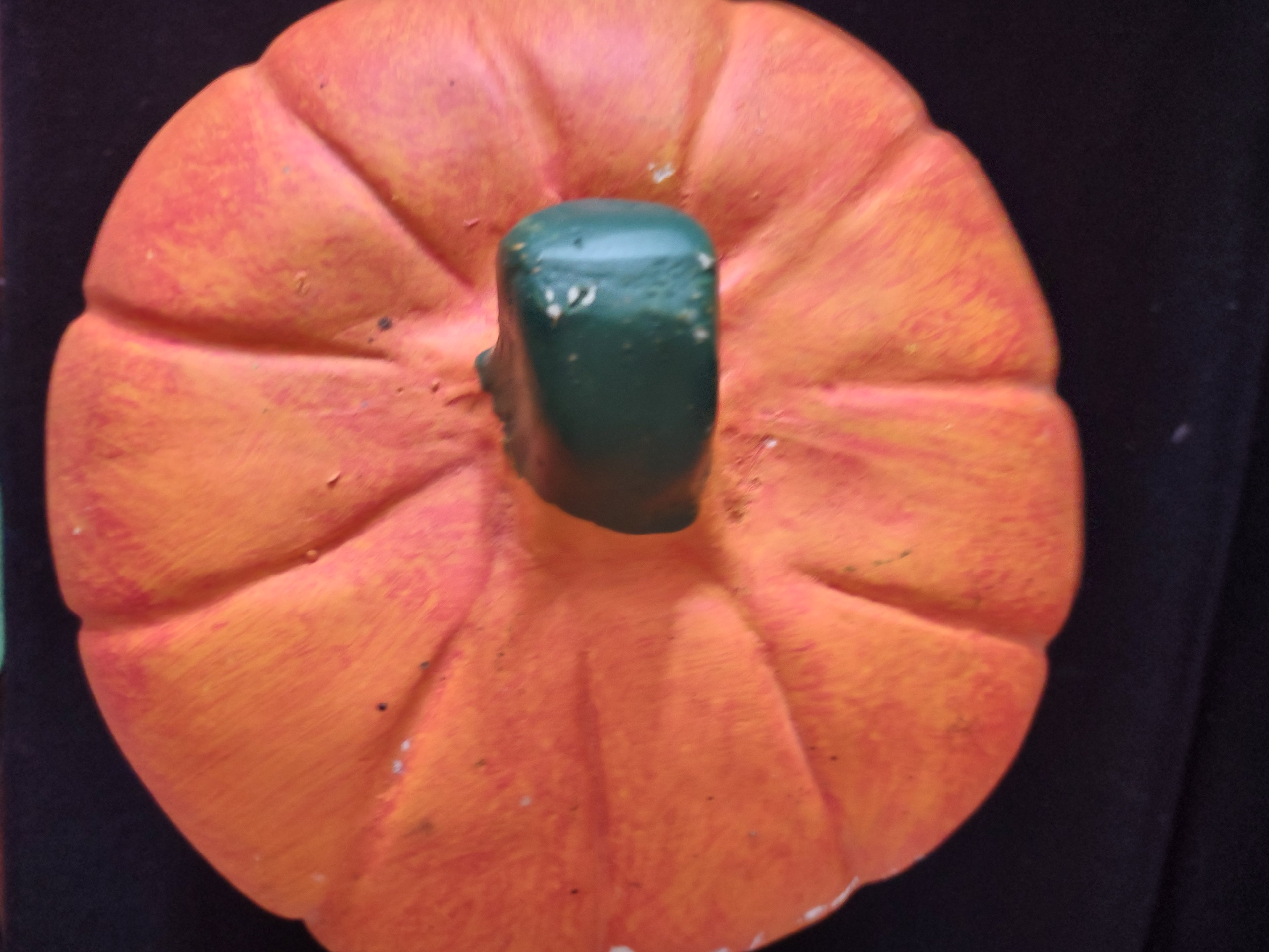 Halloween/Thanksgiving Ceramic Welcome Scarecrow Pumpkin (Lot 3123)