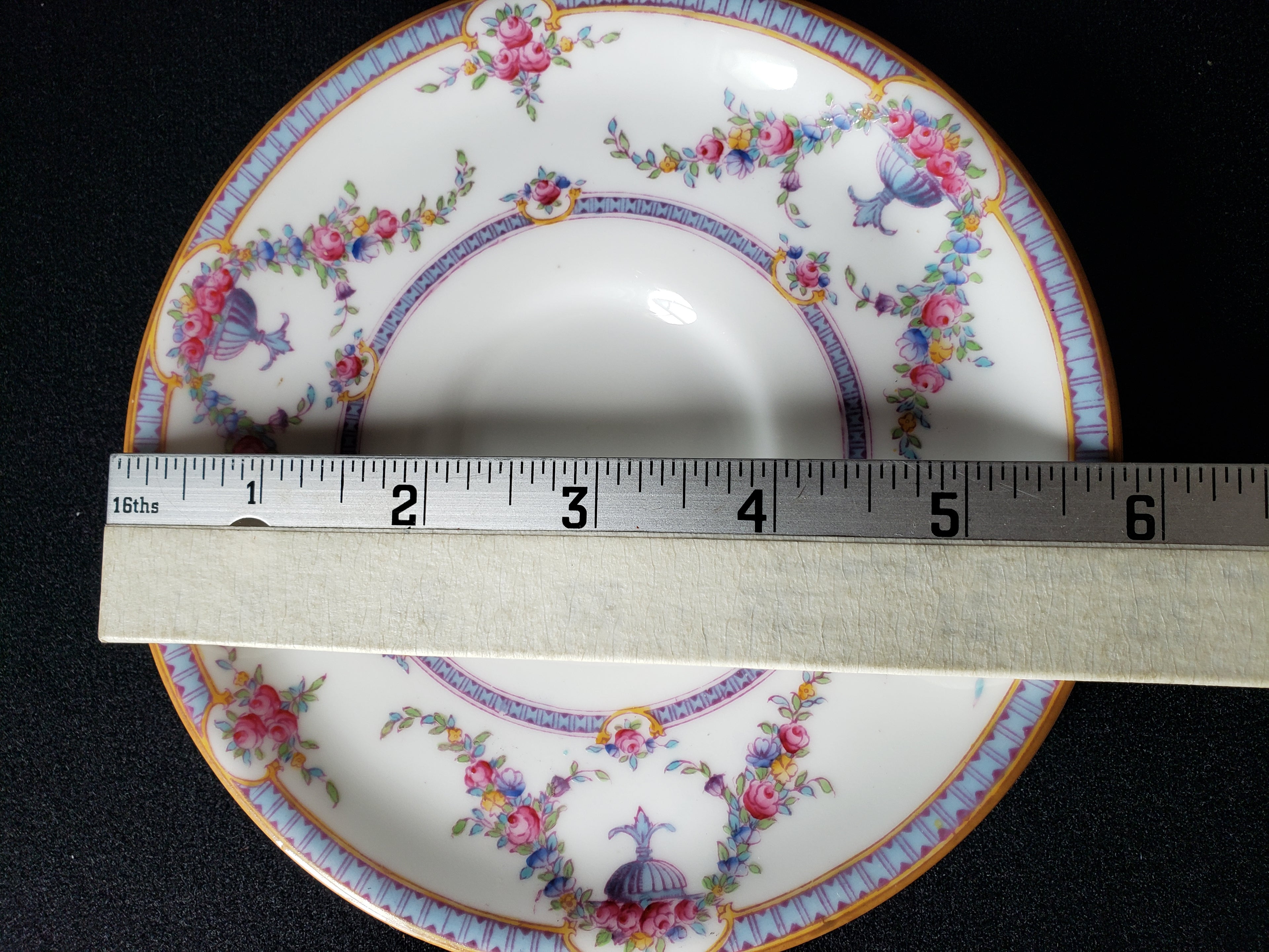 Vintage Royal Worcester Rosemary Saucer ONLY 5-7/8" (lot 2090)