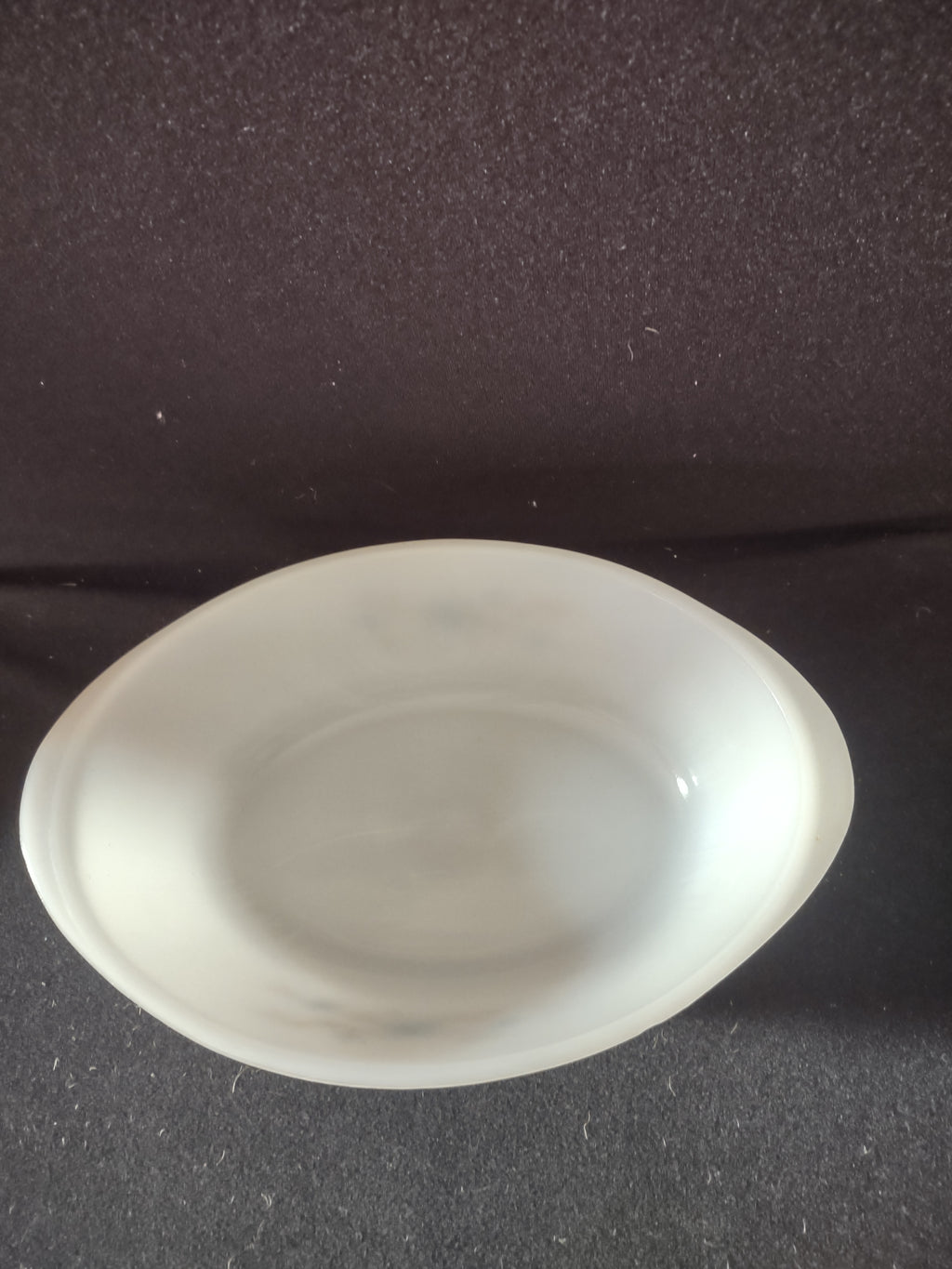 Vintage Glasbake Casserole Frost Pine Turquoise Brown IMPERFECT (Lot 5200)