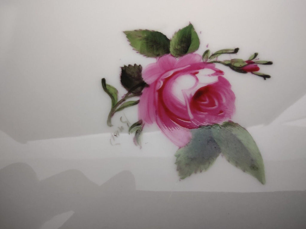 092 Vintage Royal Worcester KILDARE England Dinner Plate Red Rose 10-3/4"