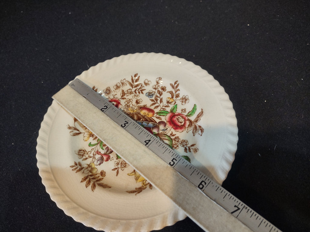 Vintage Johnson Pomona Windsor Ware Small Plate x 3 England Ironstone (lot 5610)