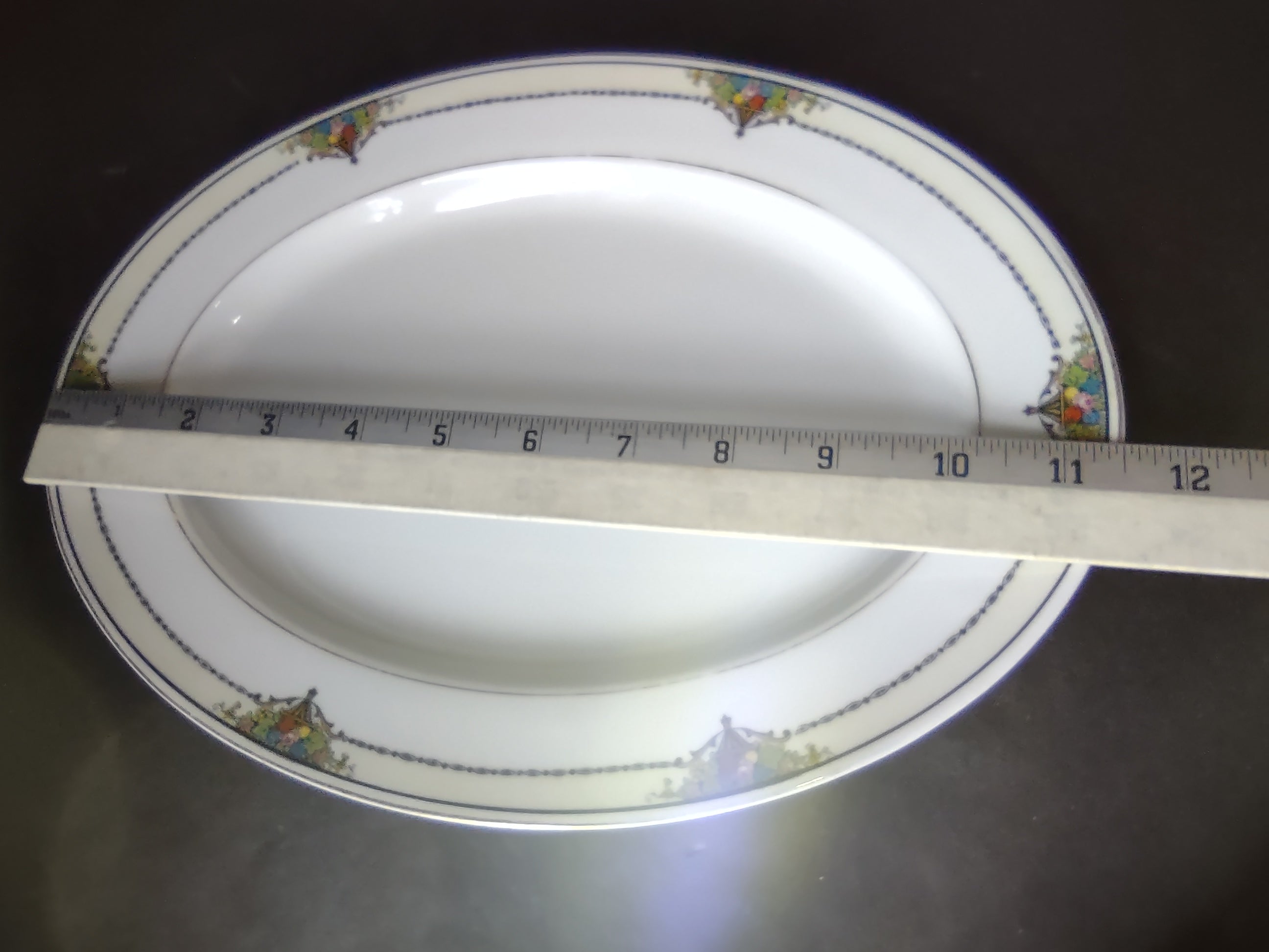 Vintage Noritake Gotham Serving Platter 11-1/2" x 8-1/2" (lot 2616)