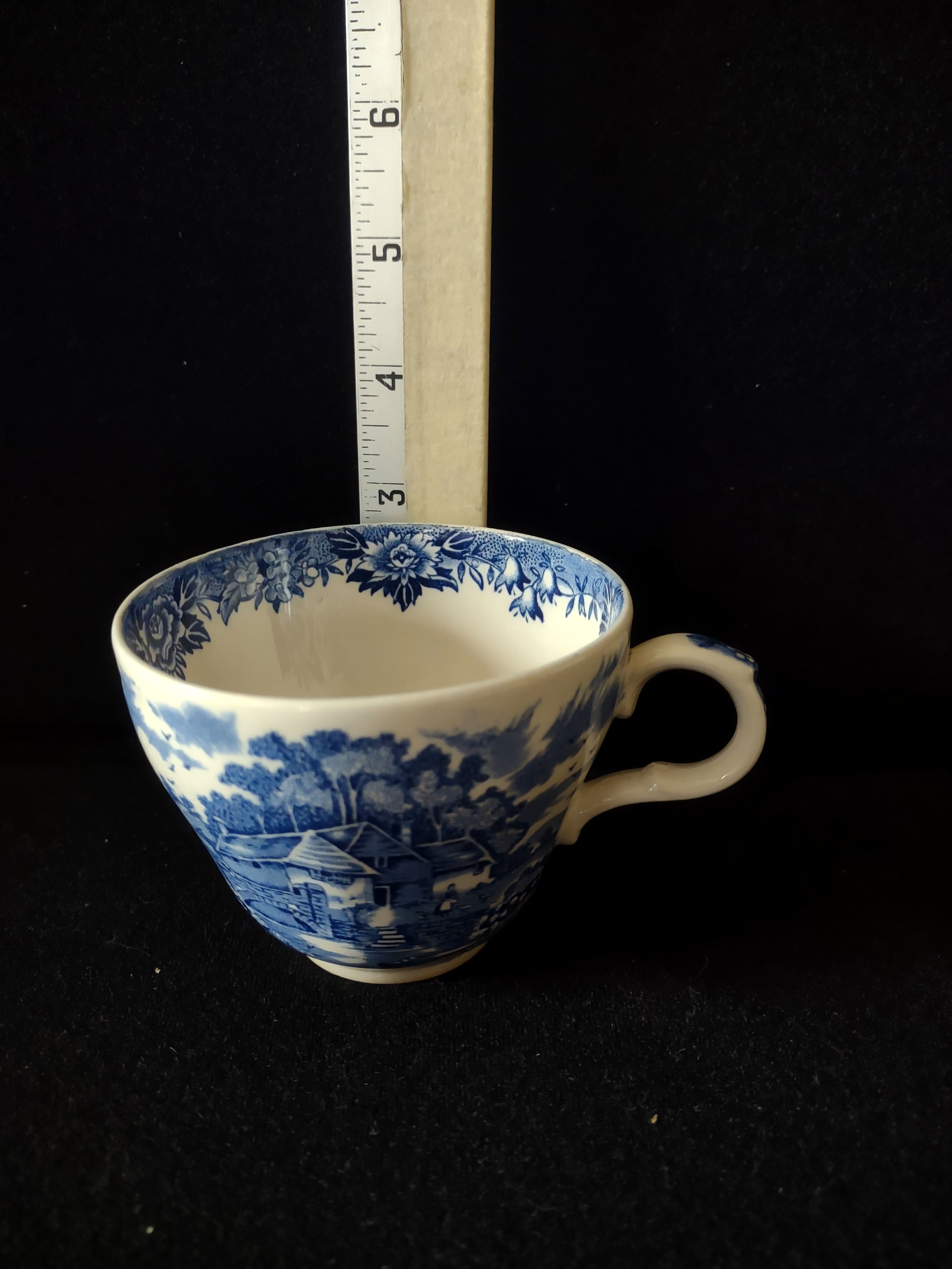 Vintage Salem Ironstone Teacup English Village Olde Staffordshire (Lot 5571)