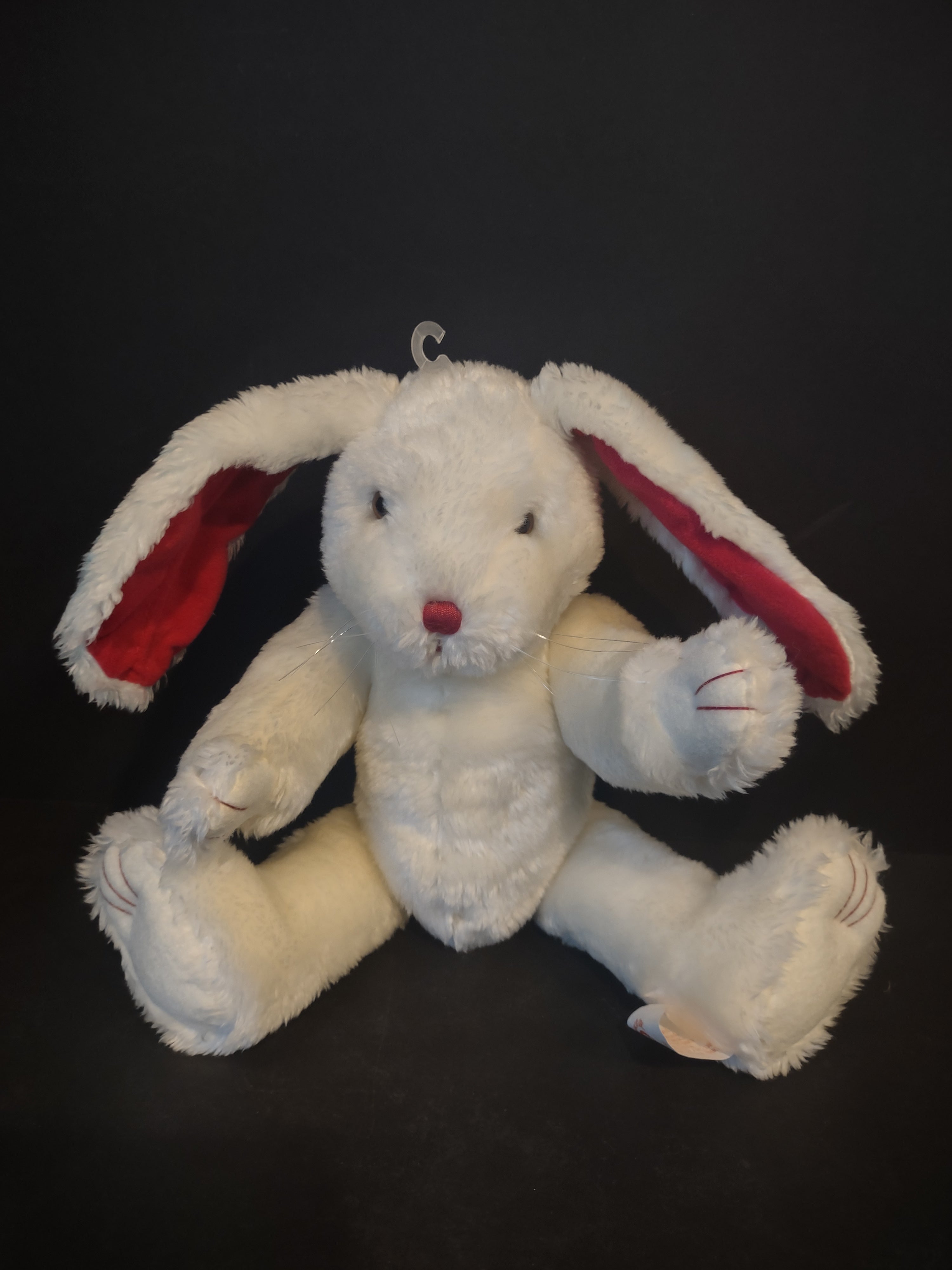 Santa's Touch Plush Easter White Bunny 12" (lot 1499)