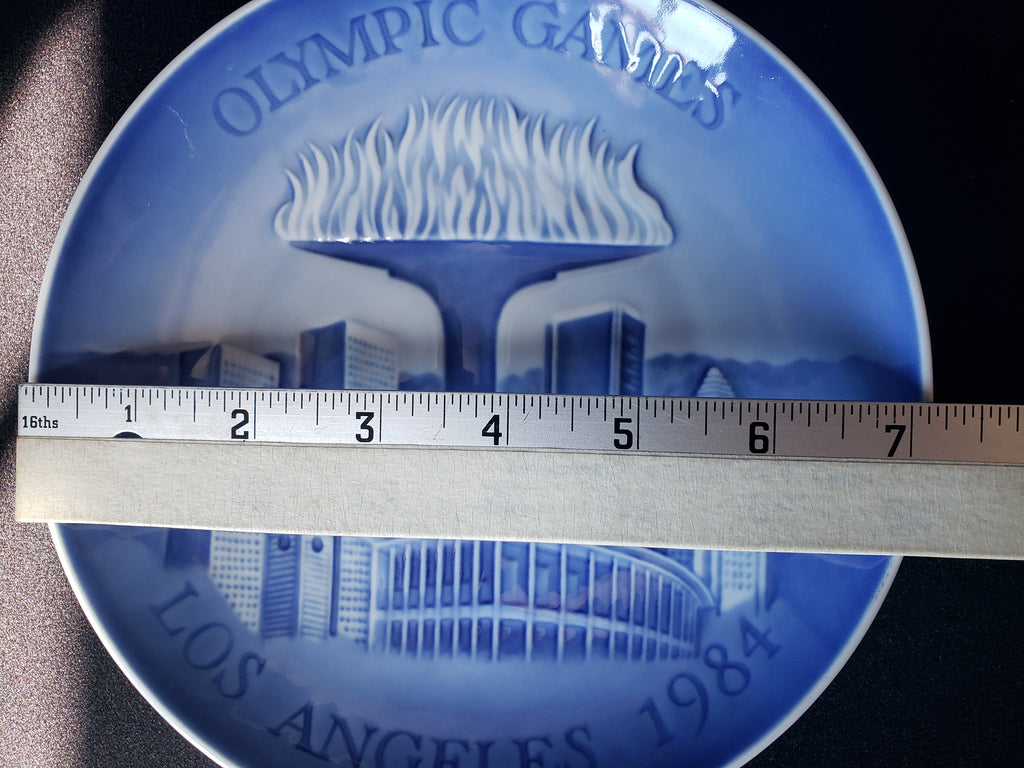 B & G Copenhagen Porcelain Wall Plate Olympic Games Los Angeles 1984 (lot 2194)
